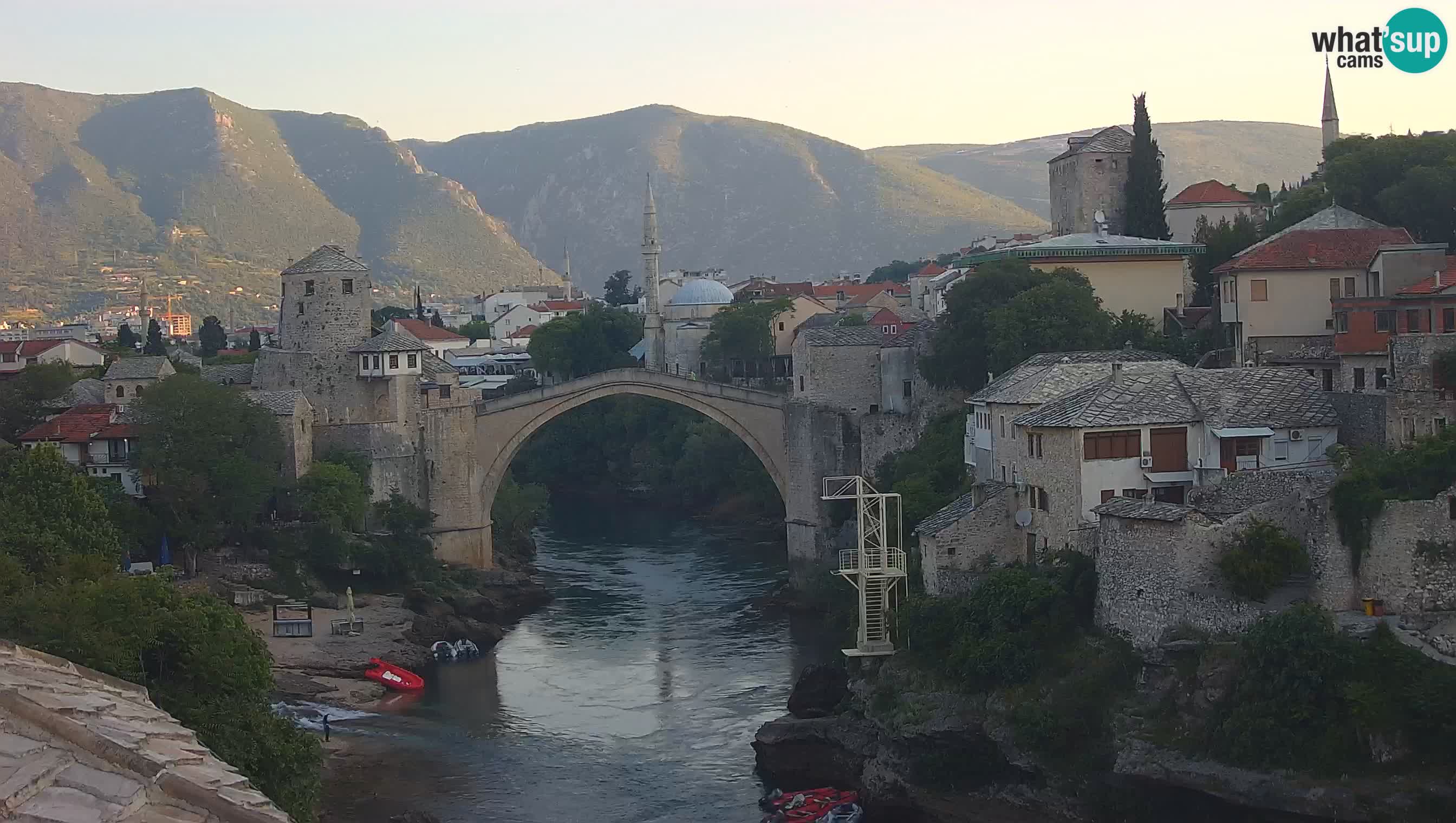 Mostar webcam – LIVE Old Bridge and Neretva river
