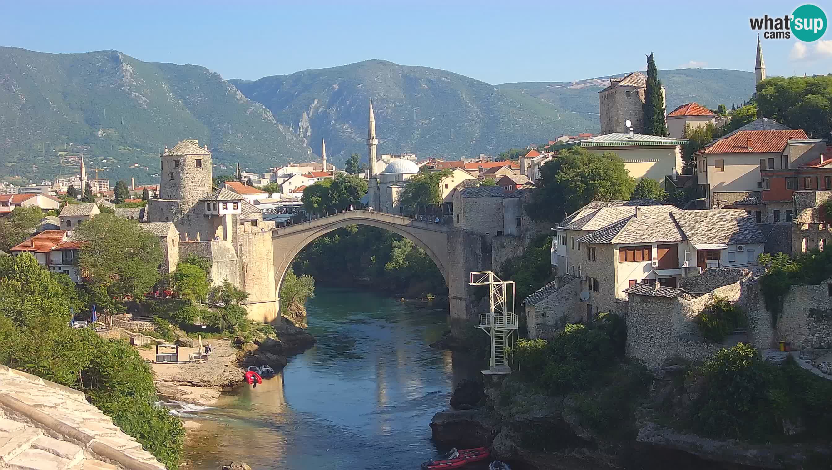 Spletna kamera Mostar – Stari Most in reka Neretva