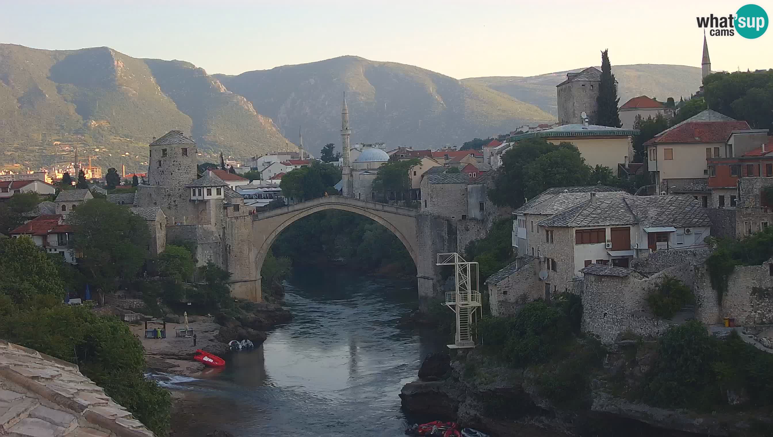 Mostar web kamera – Stari Most i rijeka Neretva – Goa Mostar