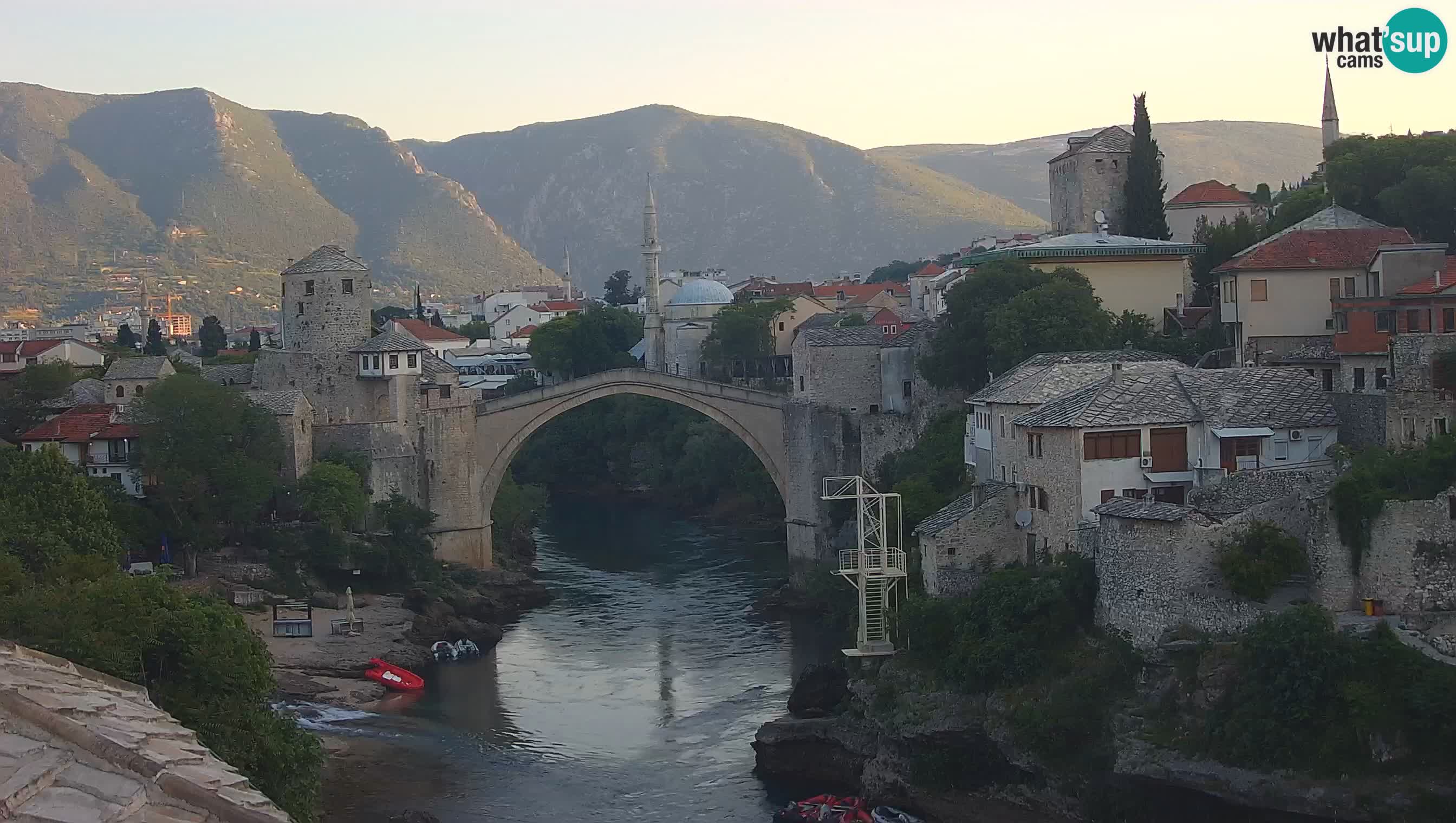 Mostar web kamera – Stari Most i rijeka Neretva – Goa Mostar