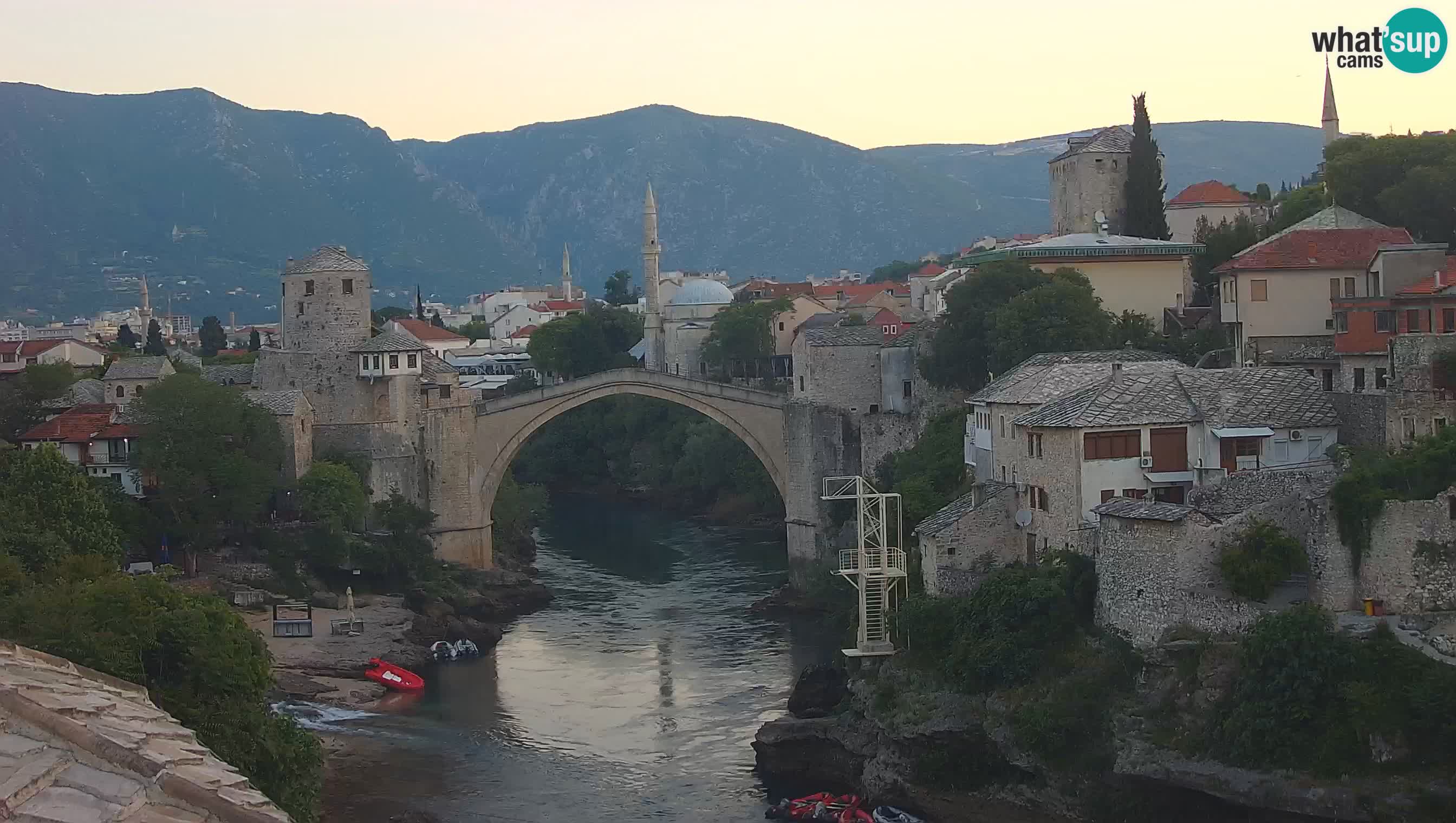 Spletna kamera Mostar – Stari Most in reka Neretva