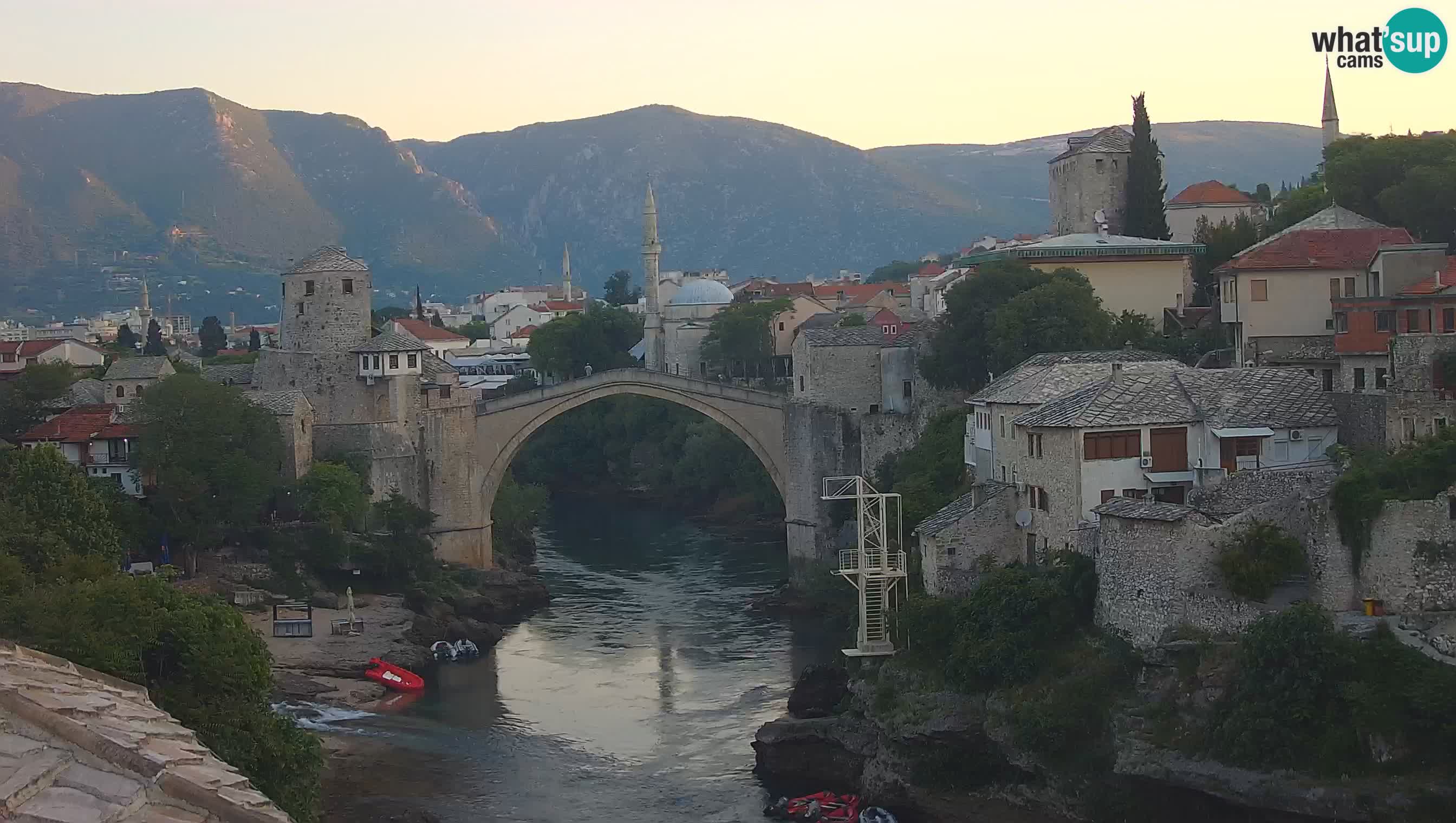 Mostar webcam – LIVE Old Bridge and Neretva river