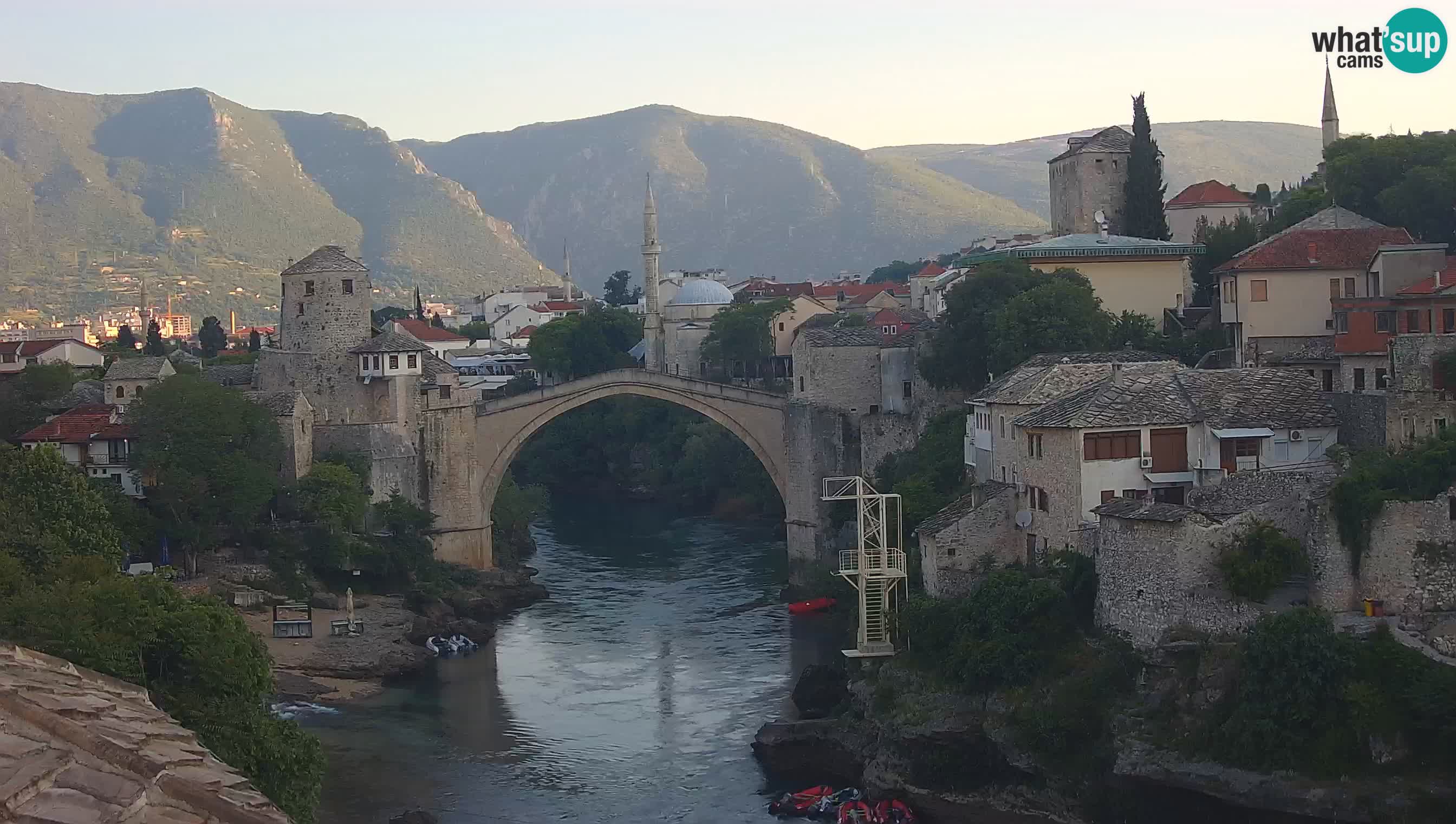 Spletna kamera Mostar – Stari Most in reka Neretva