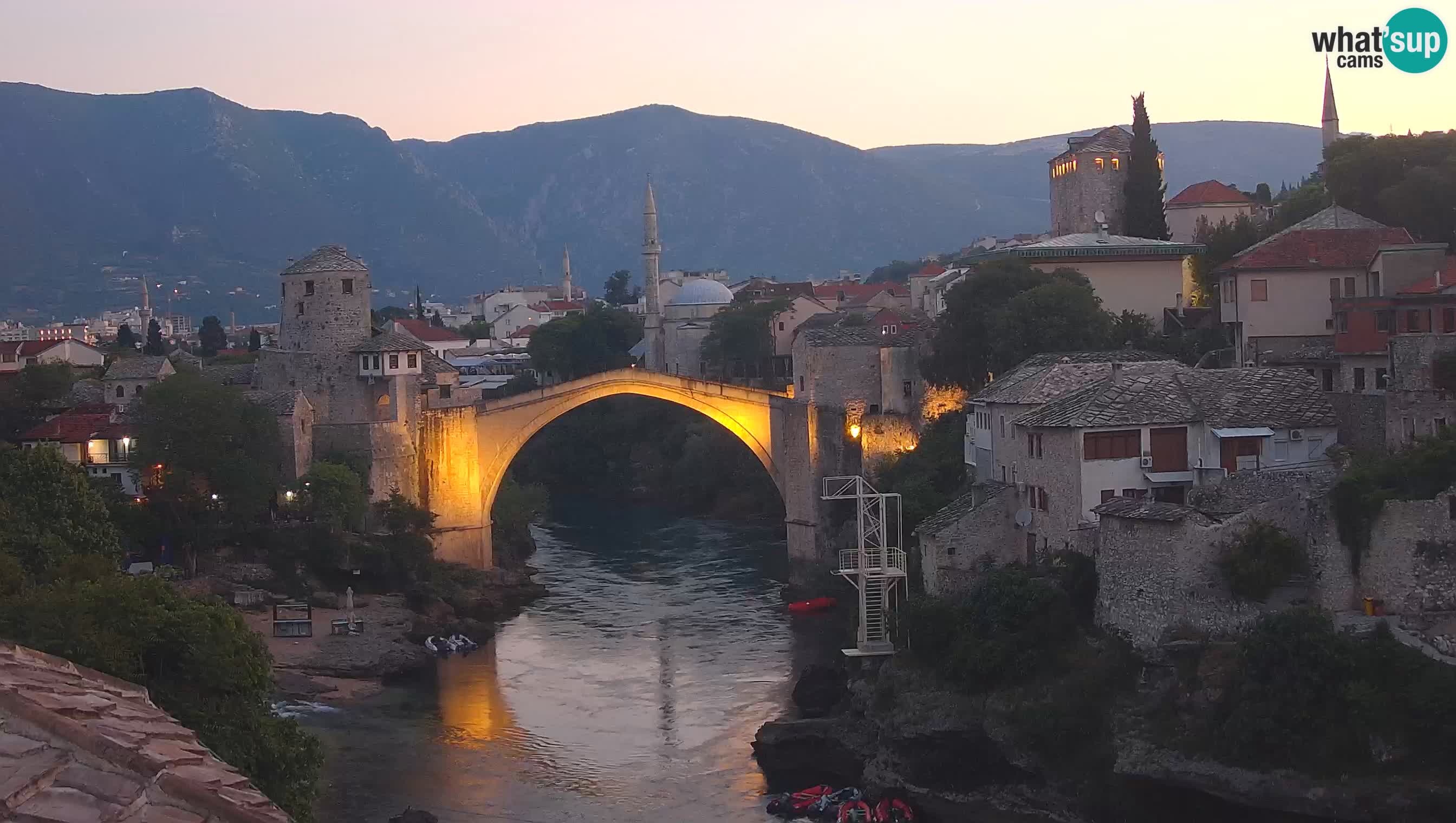 Spletna kamera Mostar – Stari Most in reka Neretva