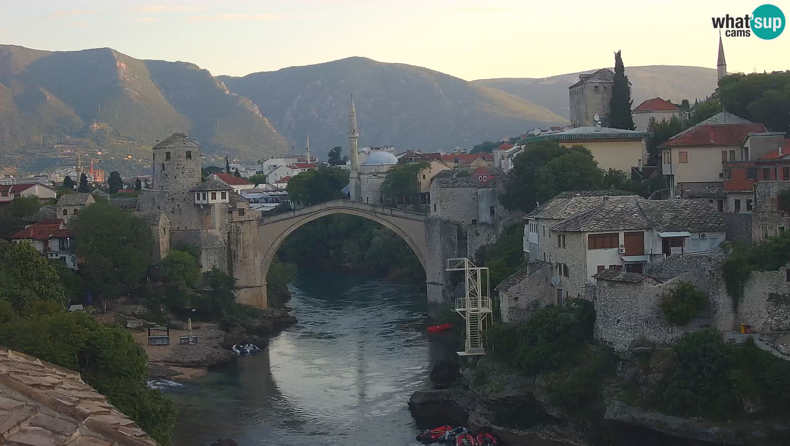 Mostar webcam – LIVE Old Bridge and Neretva river