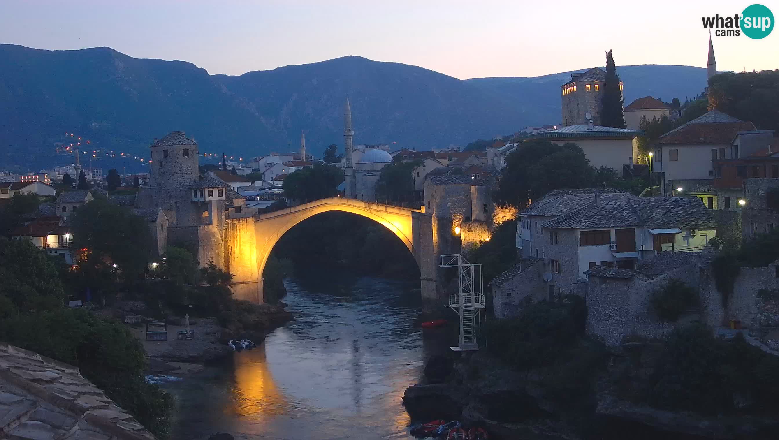 Webcam Mostar – Il Ponte Vecchio sul fiume Neretva
