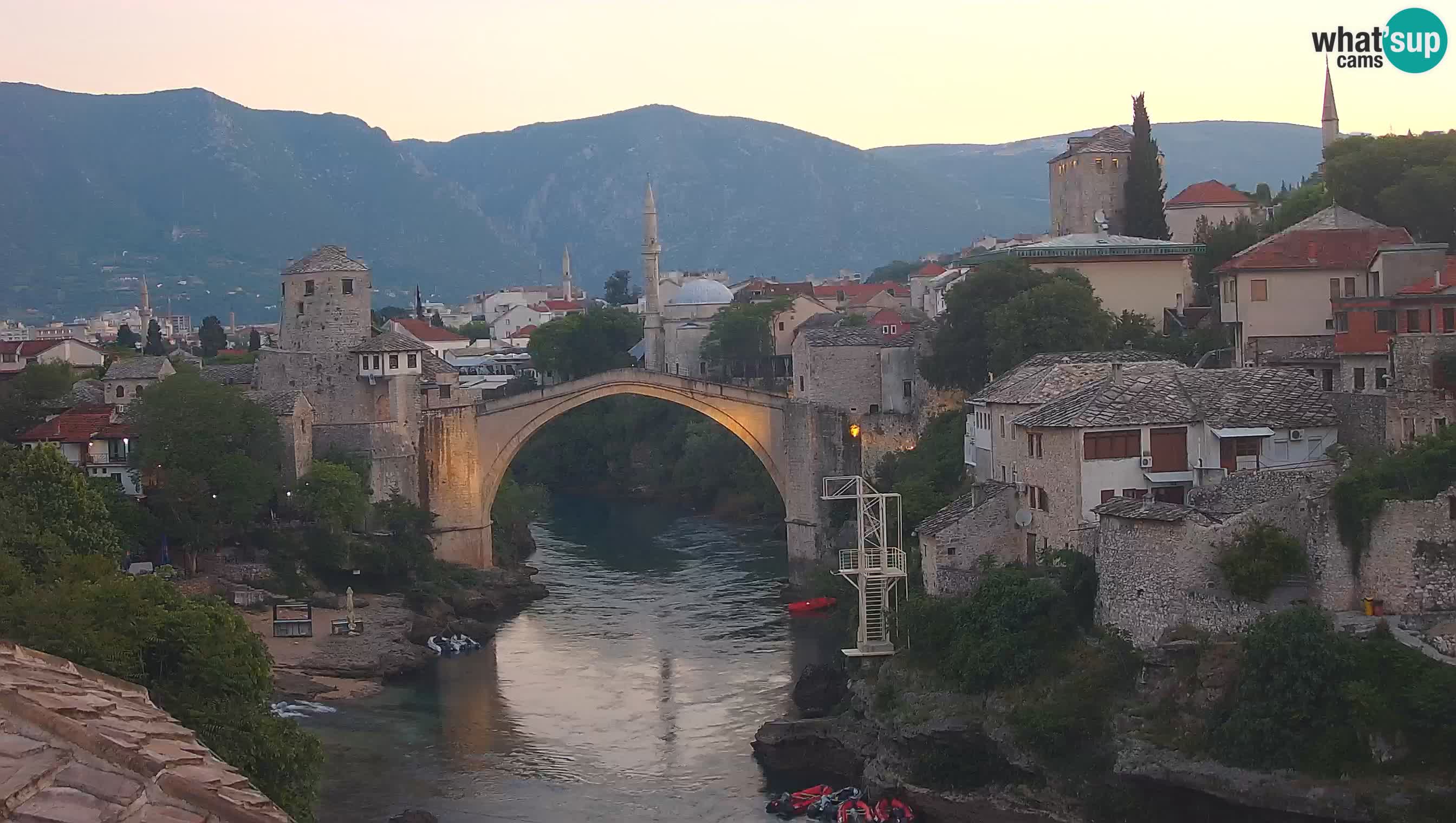 Webcam Mostar – Il Ponte Vecchio sul fiume Neretva