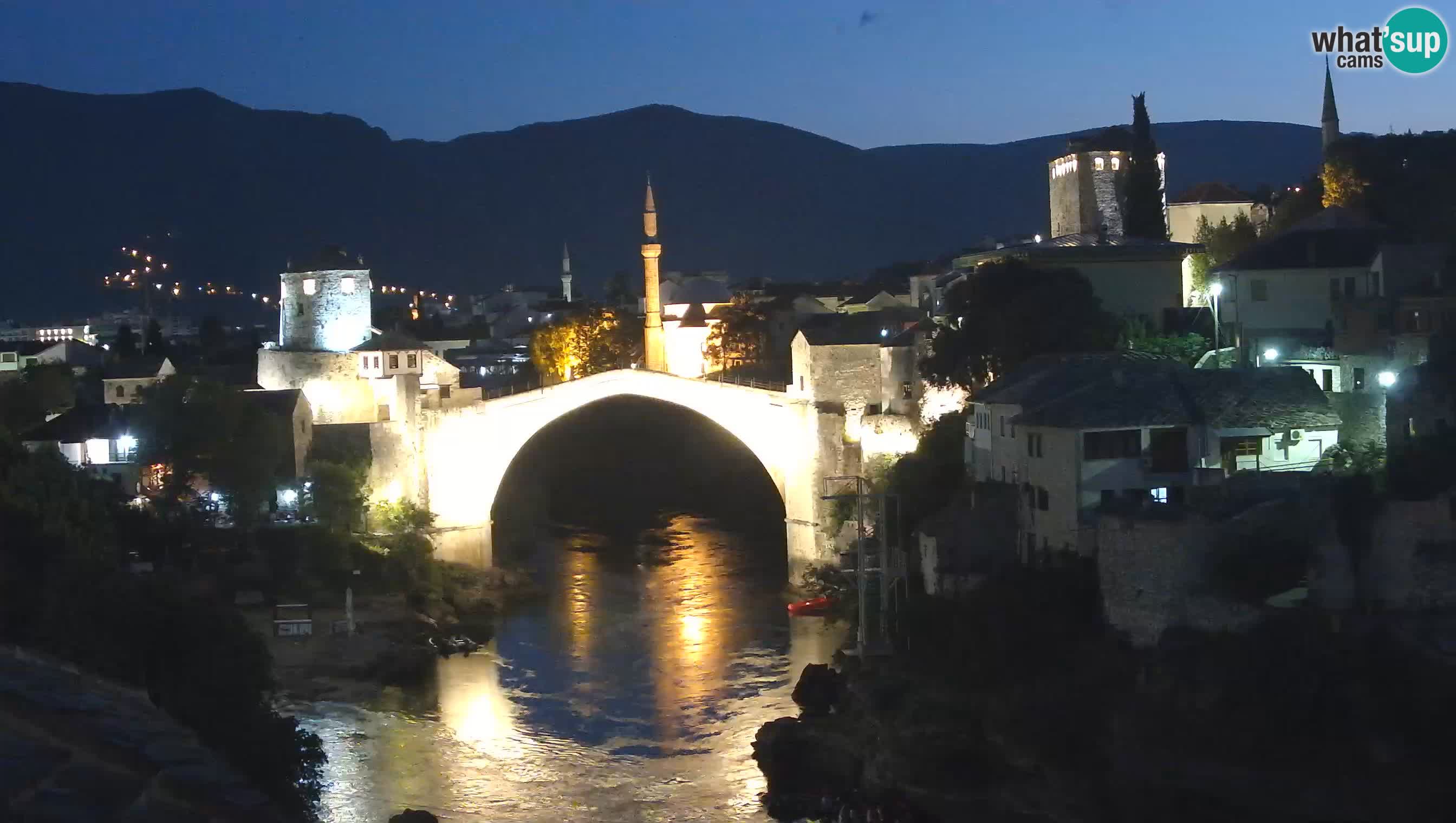 Webcam Mostar – Il Ponte Vecchio sul fiume Neretva