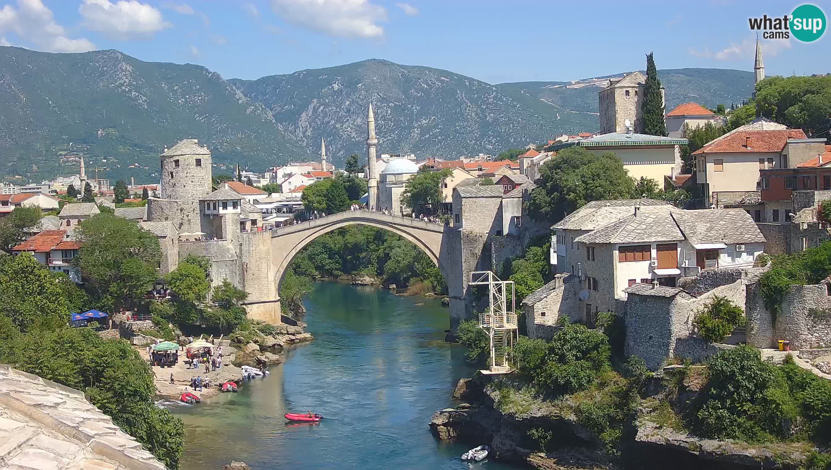 Spletna kamera Mostar – Stari Most in reka Neretva