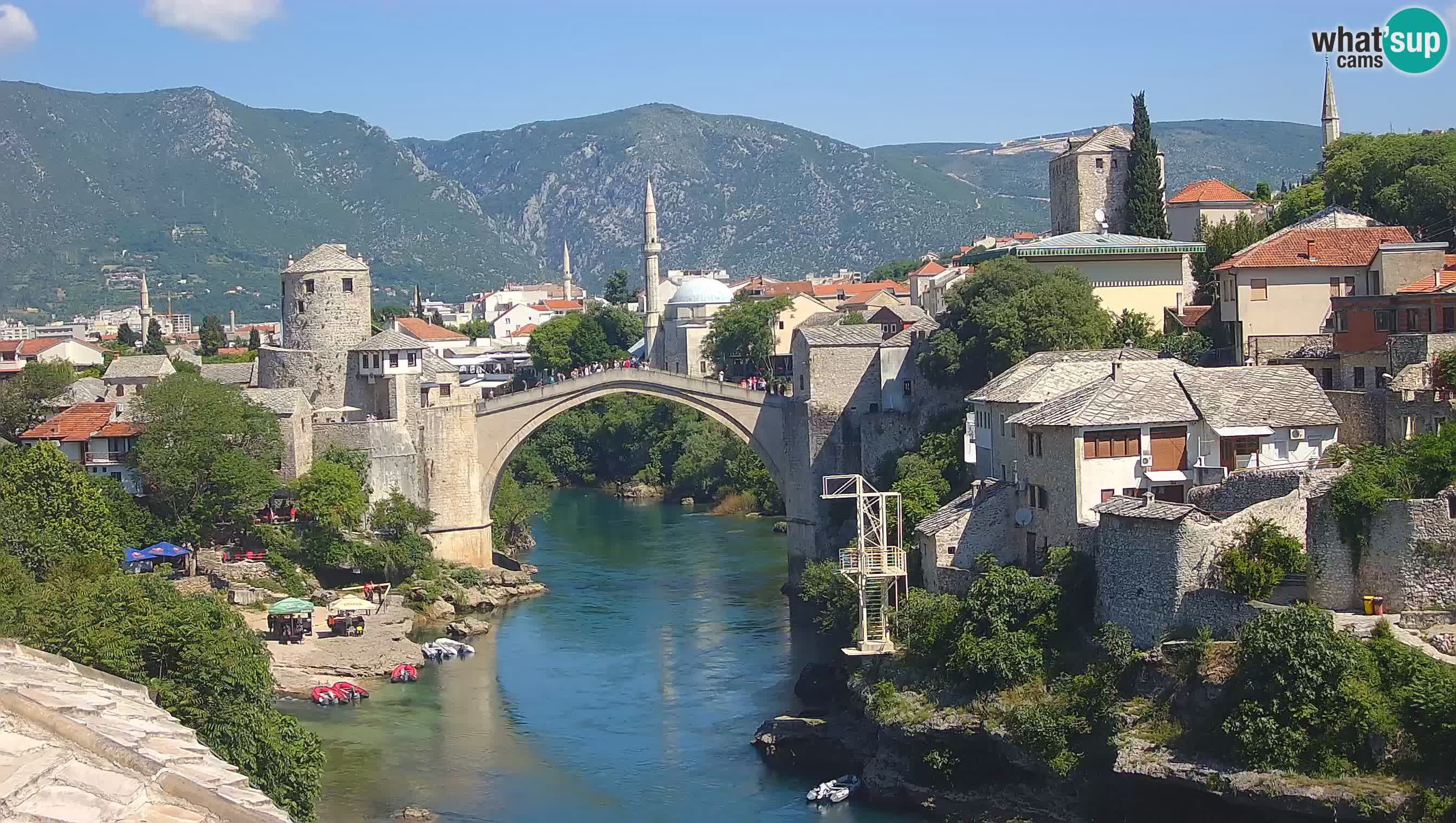 Mostar webcam – LIVE Old Bridge and Neretva river
