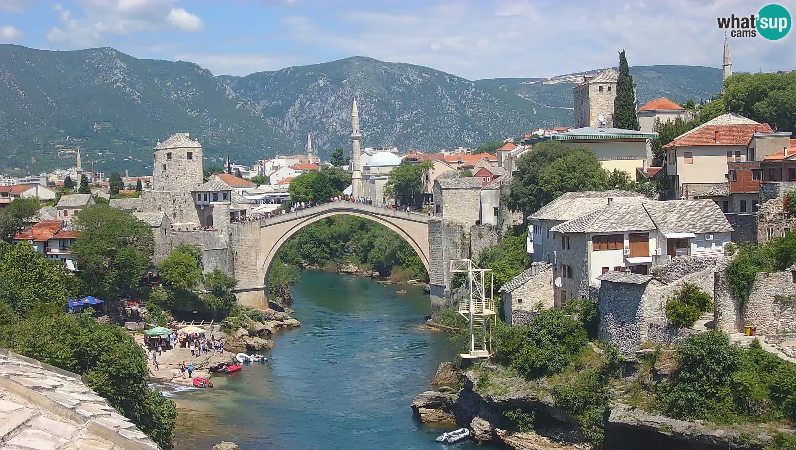 Spletna kamera Mostar – Stari Most in reka Neretva