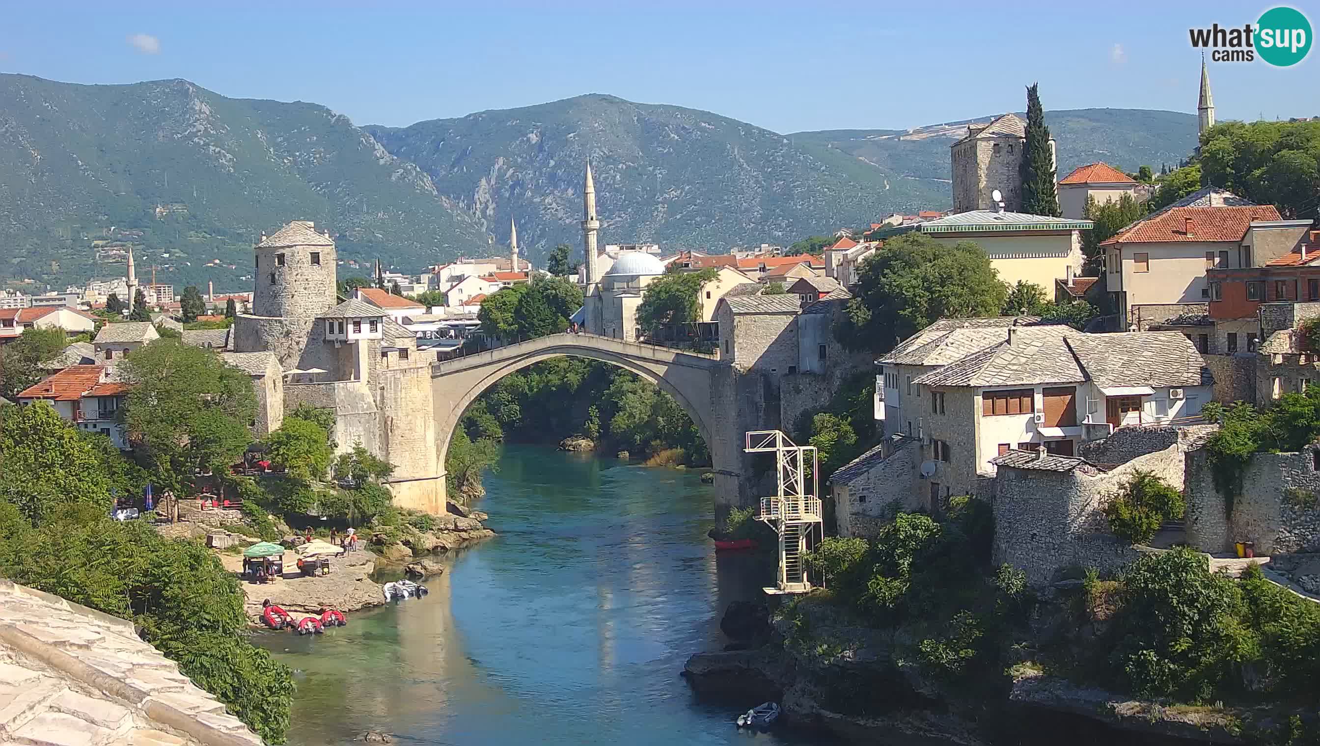 Spletna kamera Mostar – Stari Most in reka Neretva