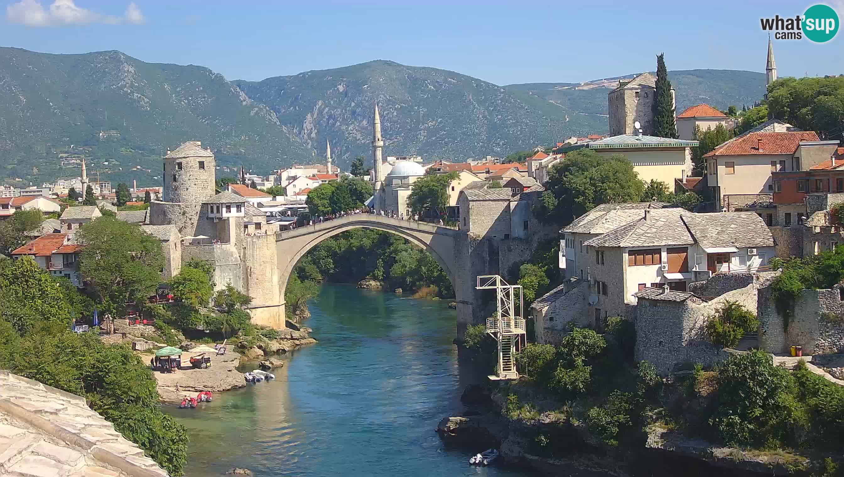 Spletna kamera Mostar – Stari Most in reka Neretva