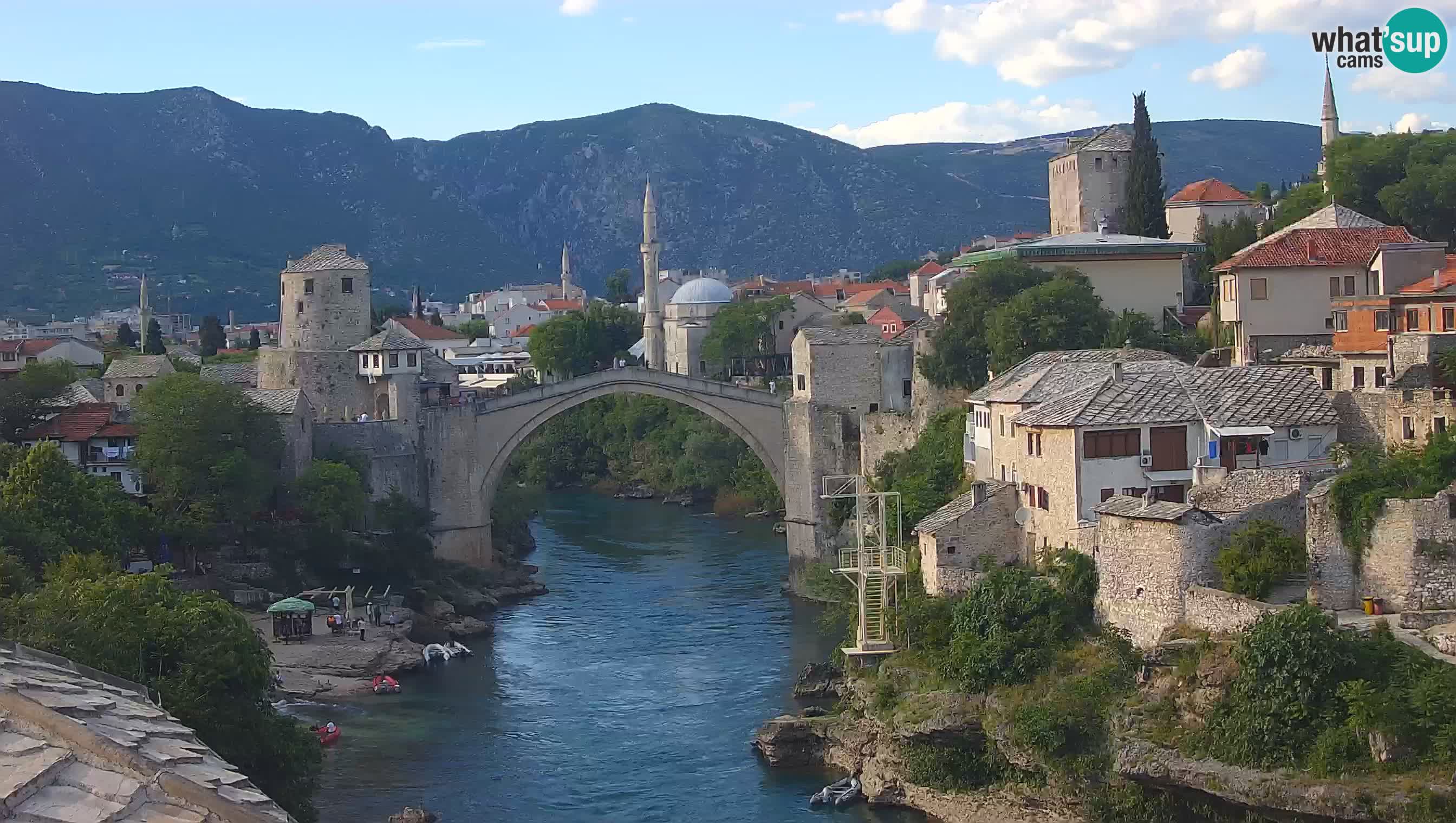 Spletna kamera Mostar – Stari Most in reka Neretva