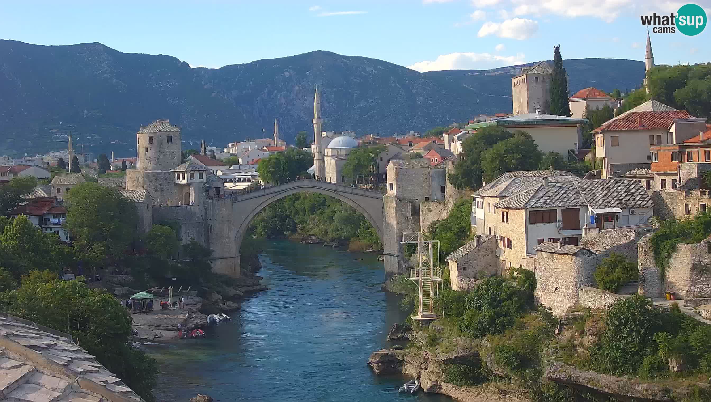 Webcam Mostar – Il Ponte Vecchio sul fiume Neretva