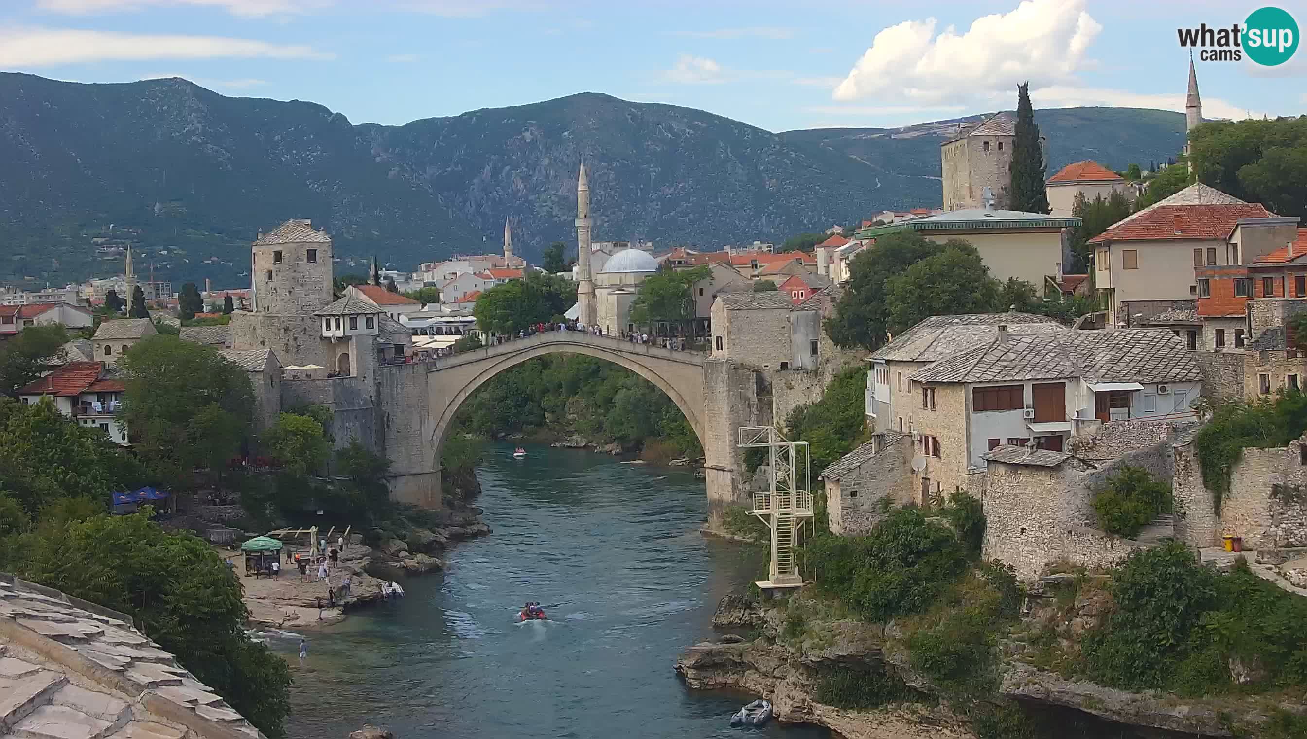 Spletna kamera Mostar – Stari Most in reka Neretva