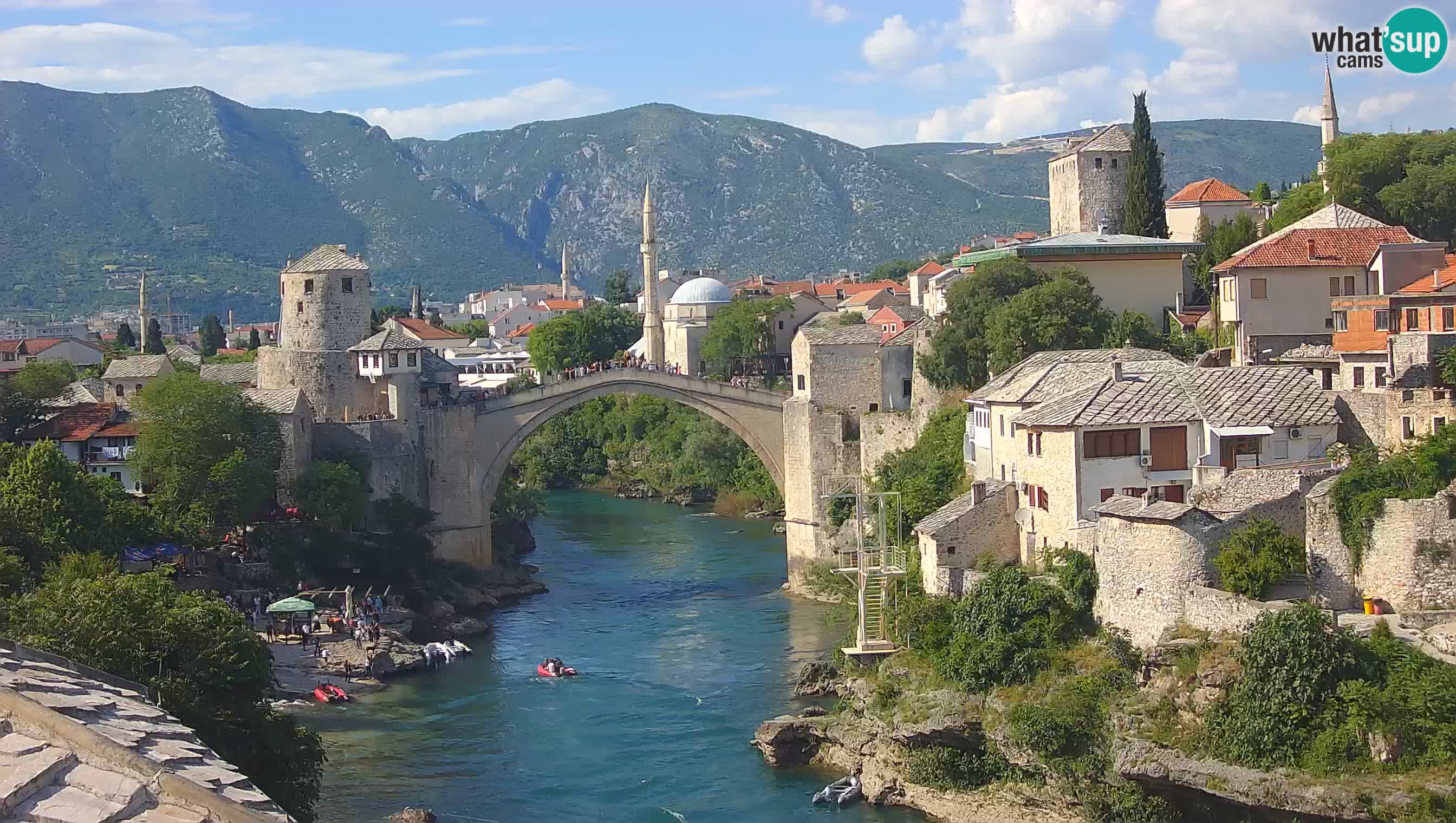 Spletna kamera Mostar – Stari Most in reka Neretva