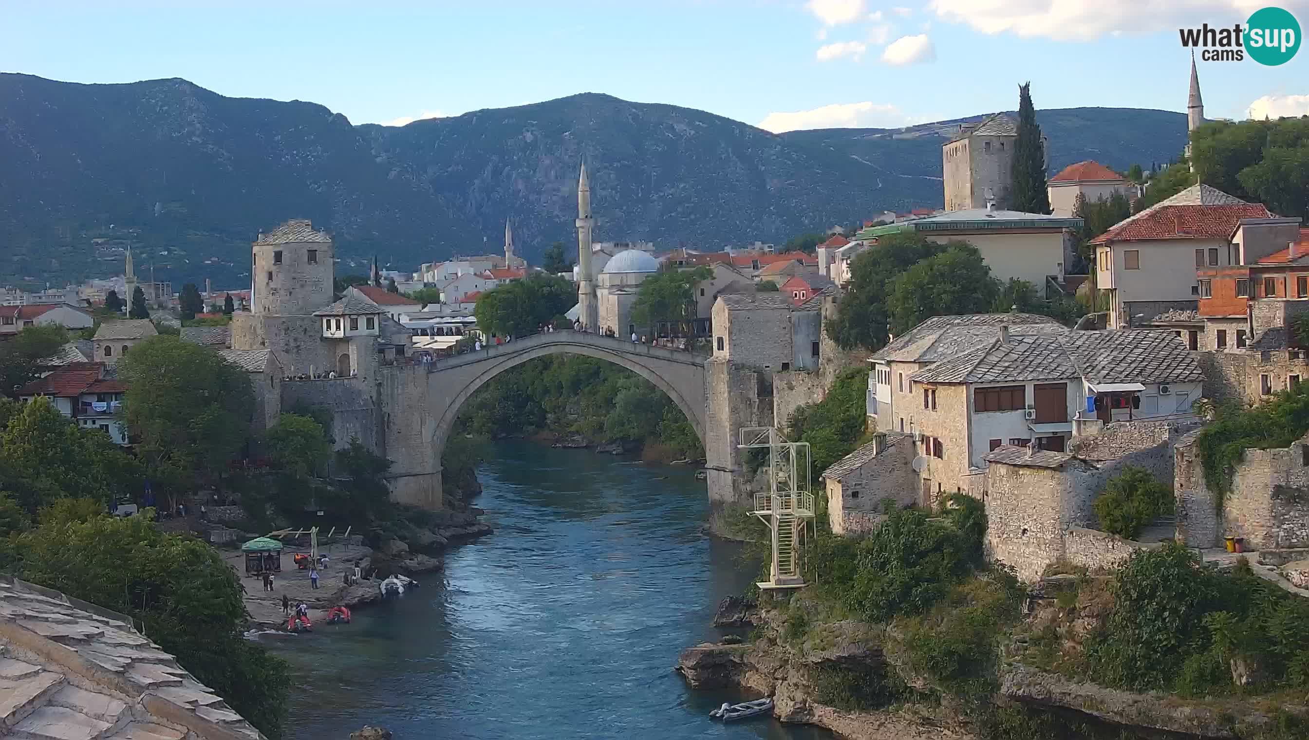 Mostar web kamera – Stari Most i rijeka Neretva – Goa Mostar