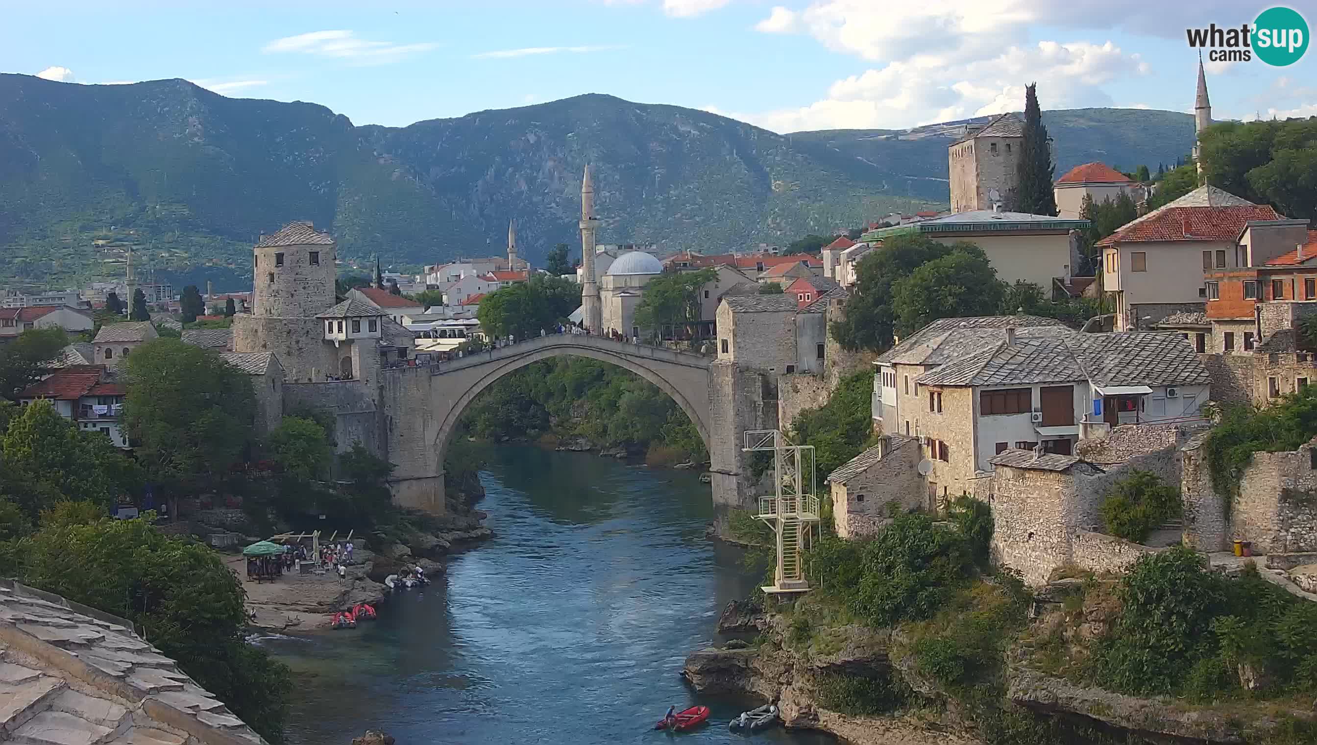 Mostar webcam – LIVE Old Bridge and Neretva river