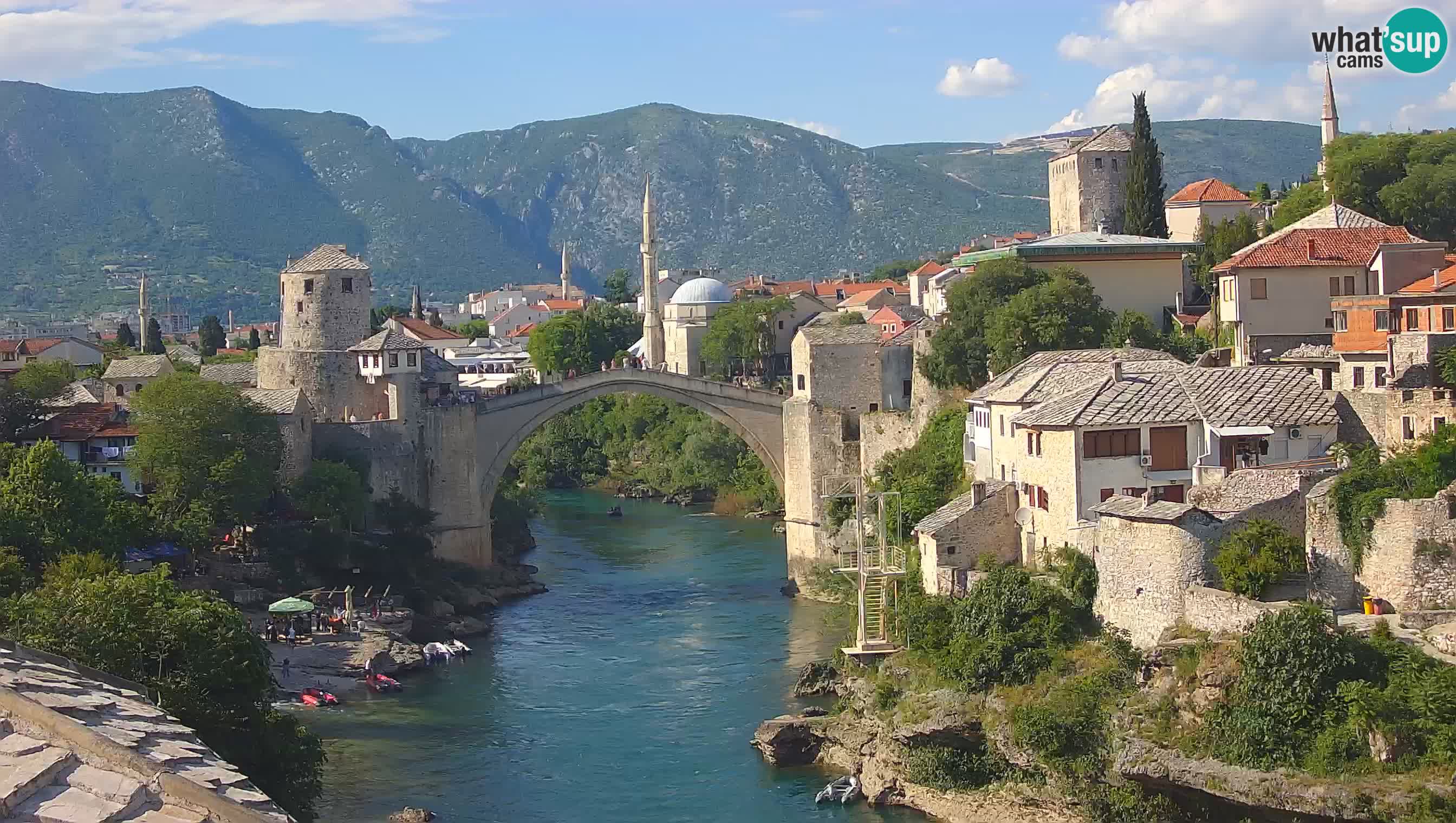 Spletna kamera Mostar – Stari Most in reka Neretva
