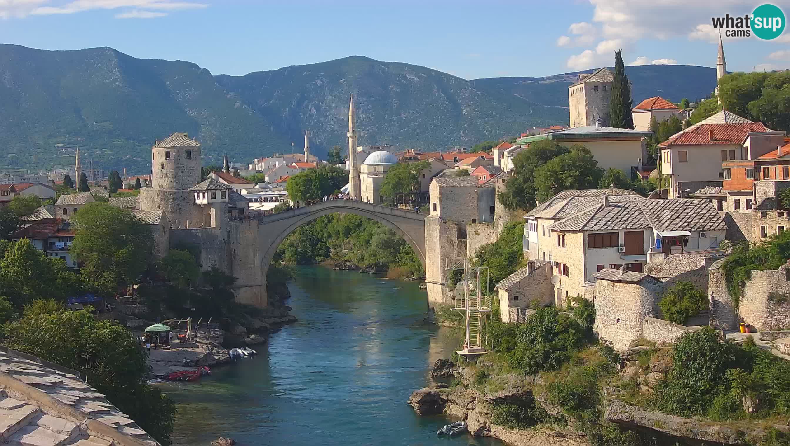 Webcam Mostar – Il Ponte Vecchio sul fiume Neretva