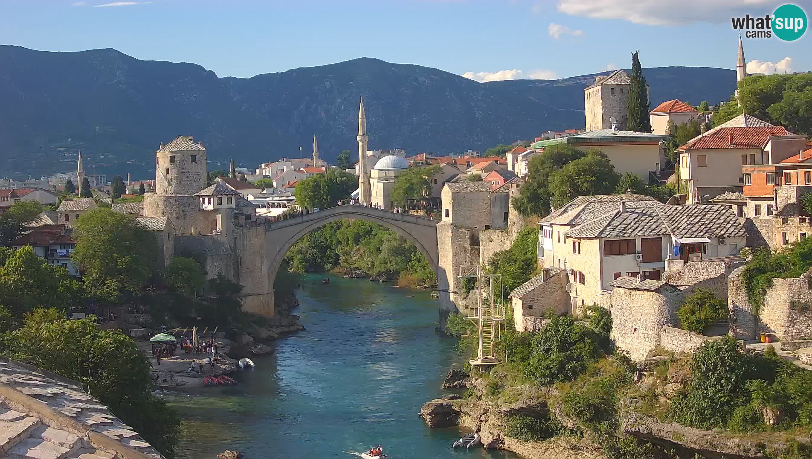 Mostar web kamera – Stari Most i rijeka Neretva – Goa Mostar