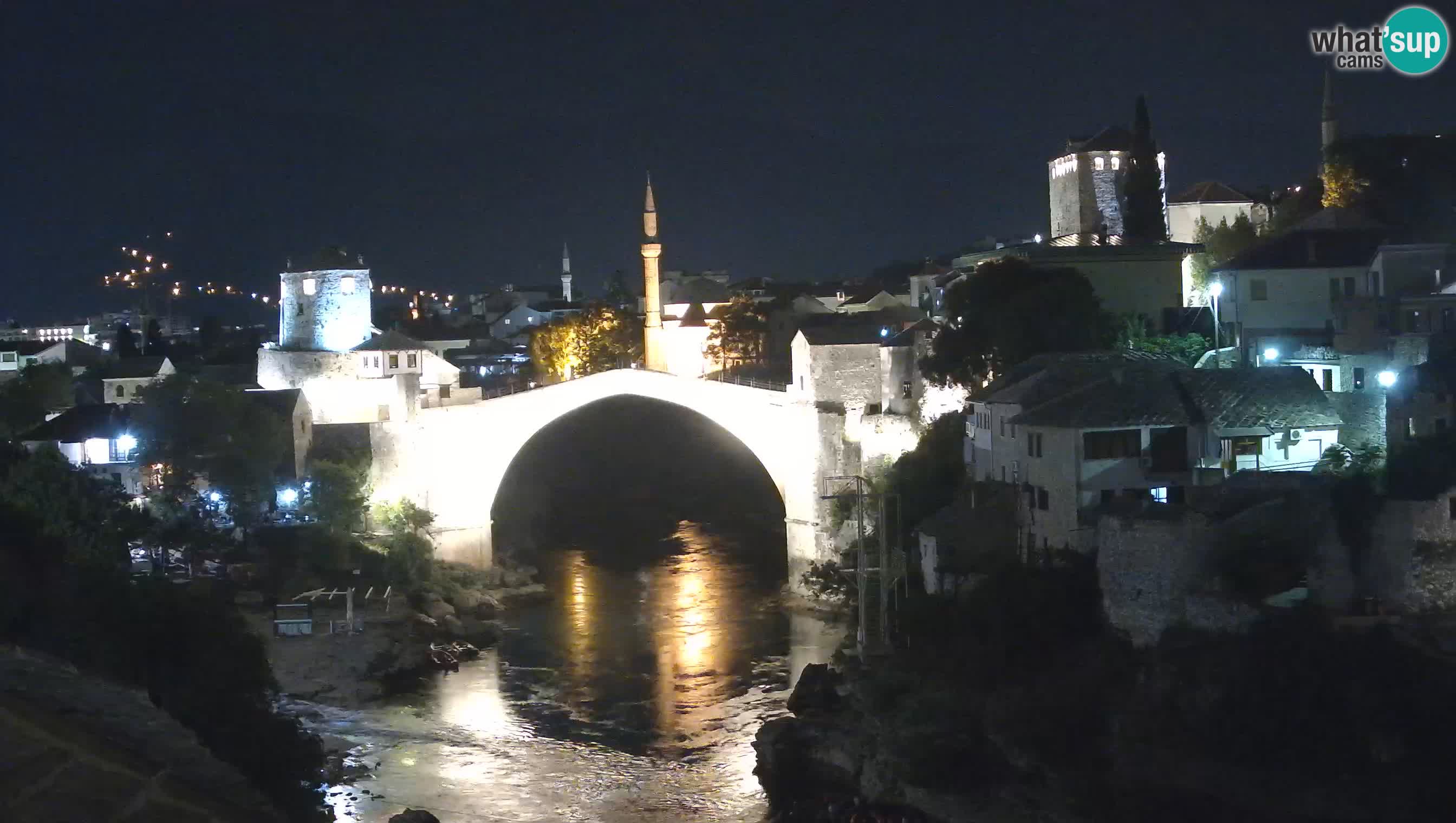 Cámara web de Mostar – El Viejo Puente sobre el río Neretva