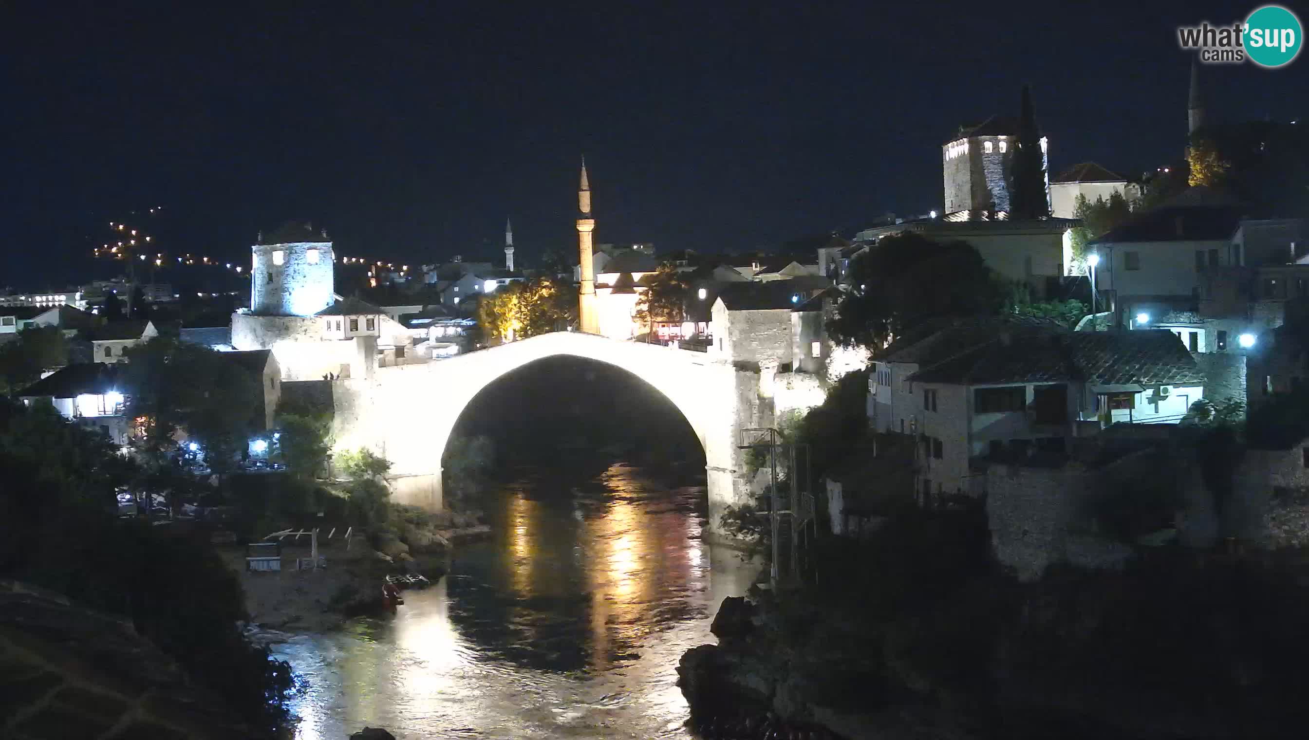 Webcam de Mostar – Le Vieux Pont sur la rivière Neretva