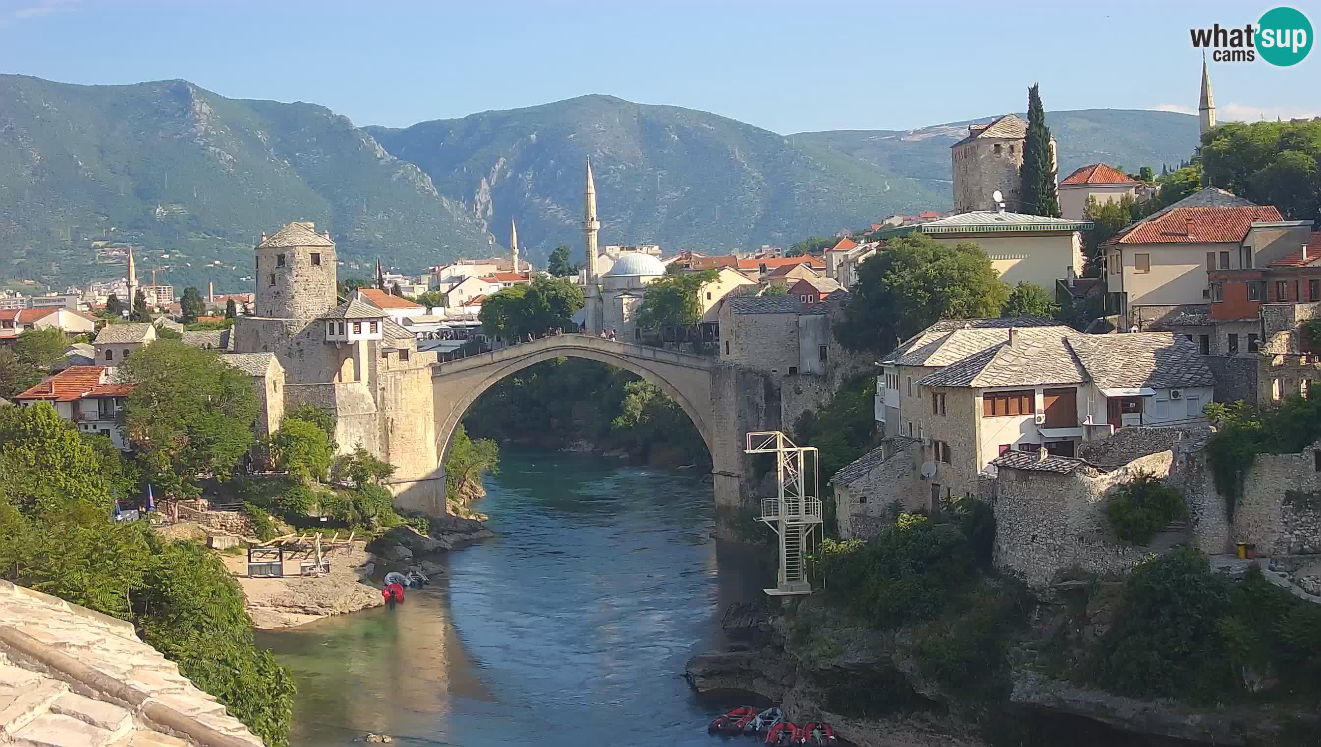 Spletna kamera Mostar – Stari Most in reka Neretva
