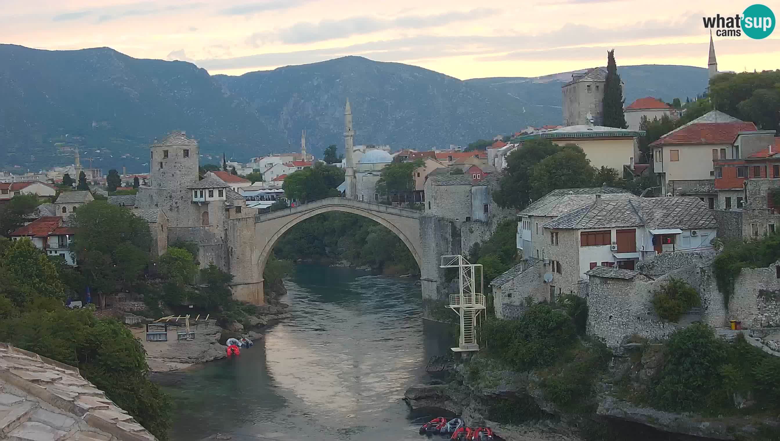 Mostar webcam – LIVE Old Bridge and Neretva river