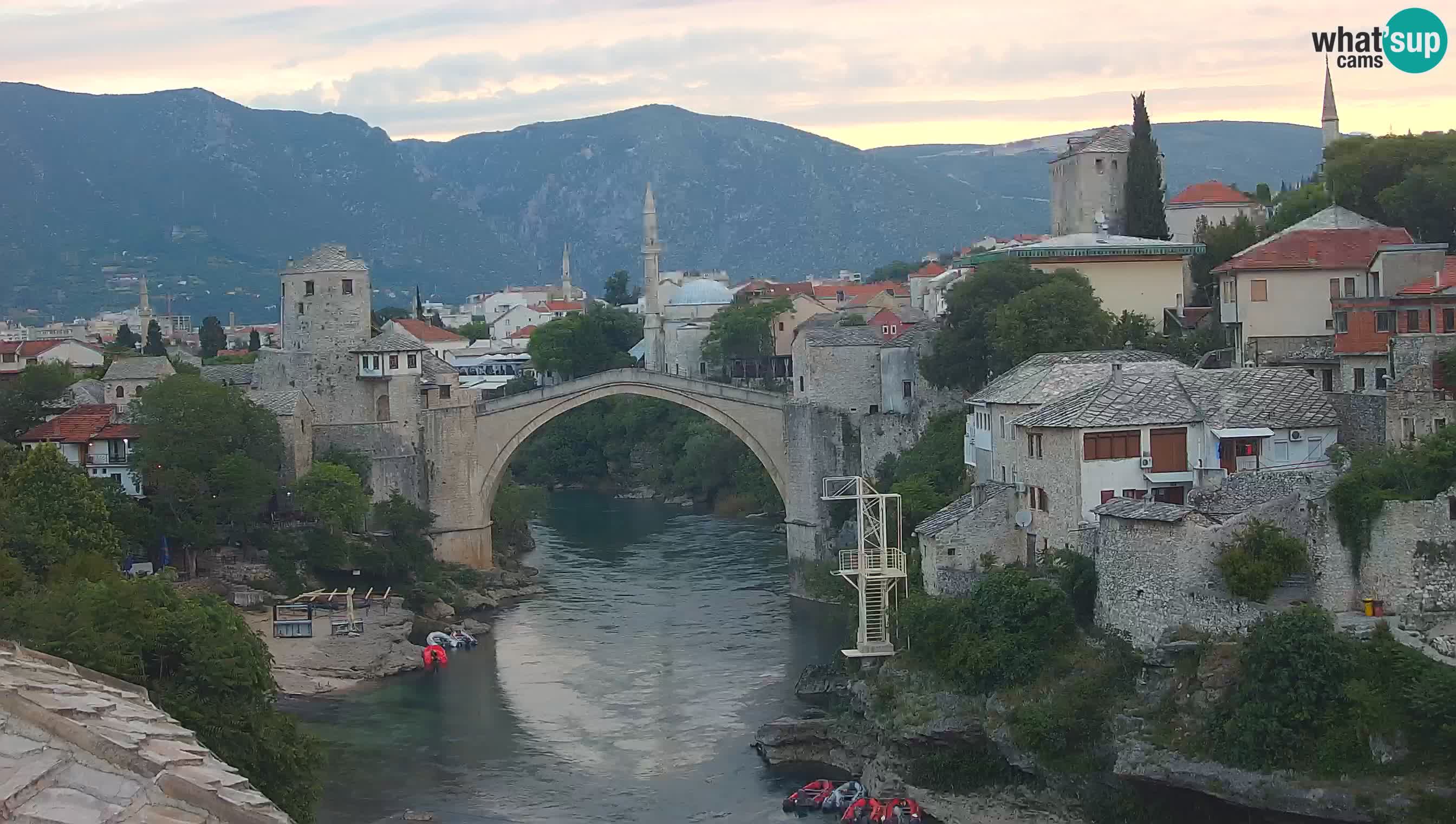 Mostar webcam – LIVE Old Bridge and Neretva river