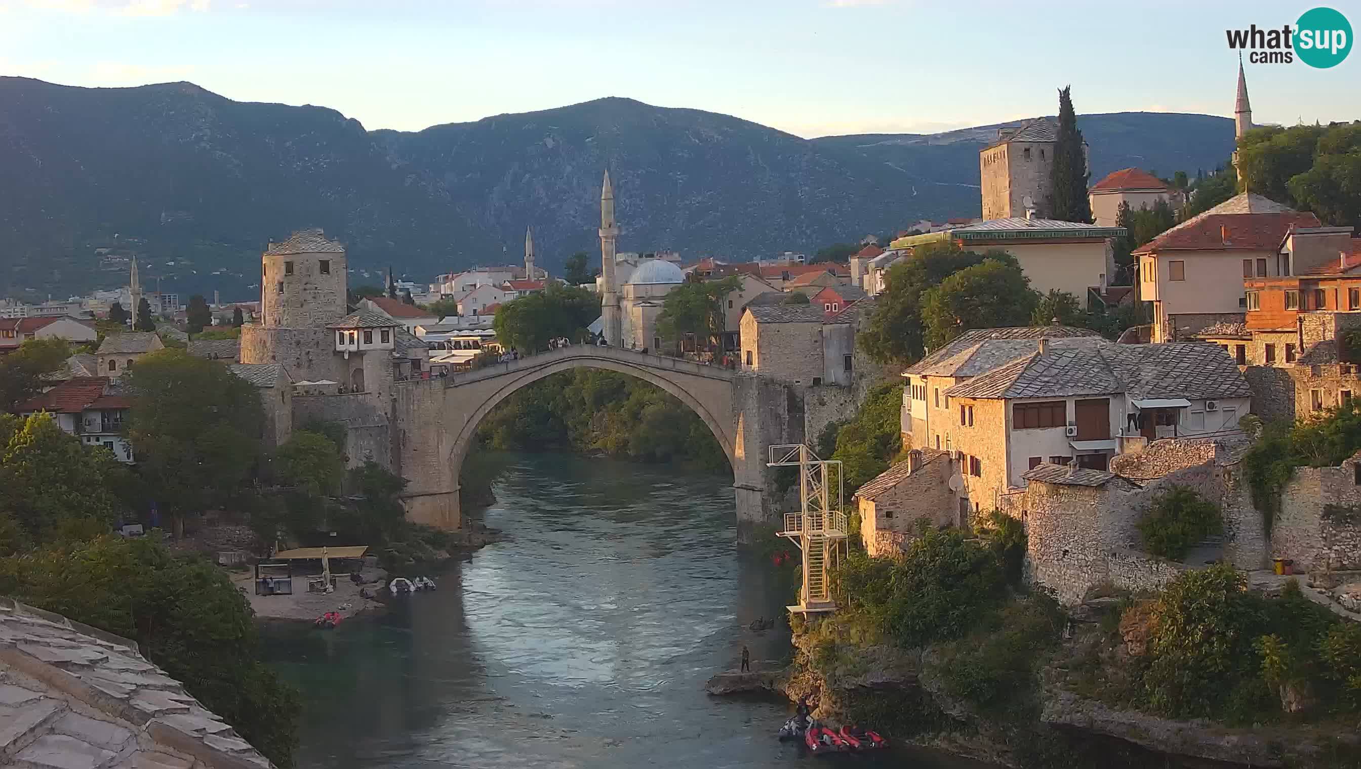Mostar web kamera – Stari Most i rijeka Neretva – Goa Mostar