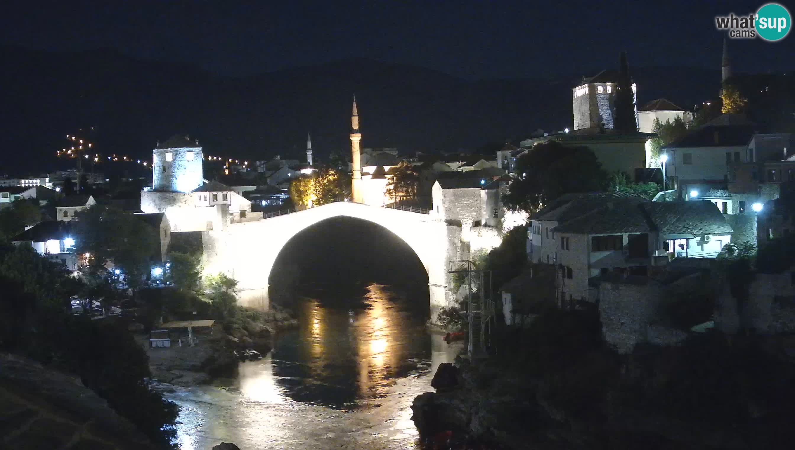 Cámara web de Mostar – El Viejo Puente sobre el río Neretva