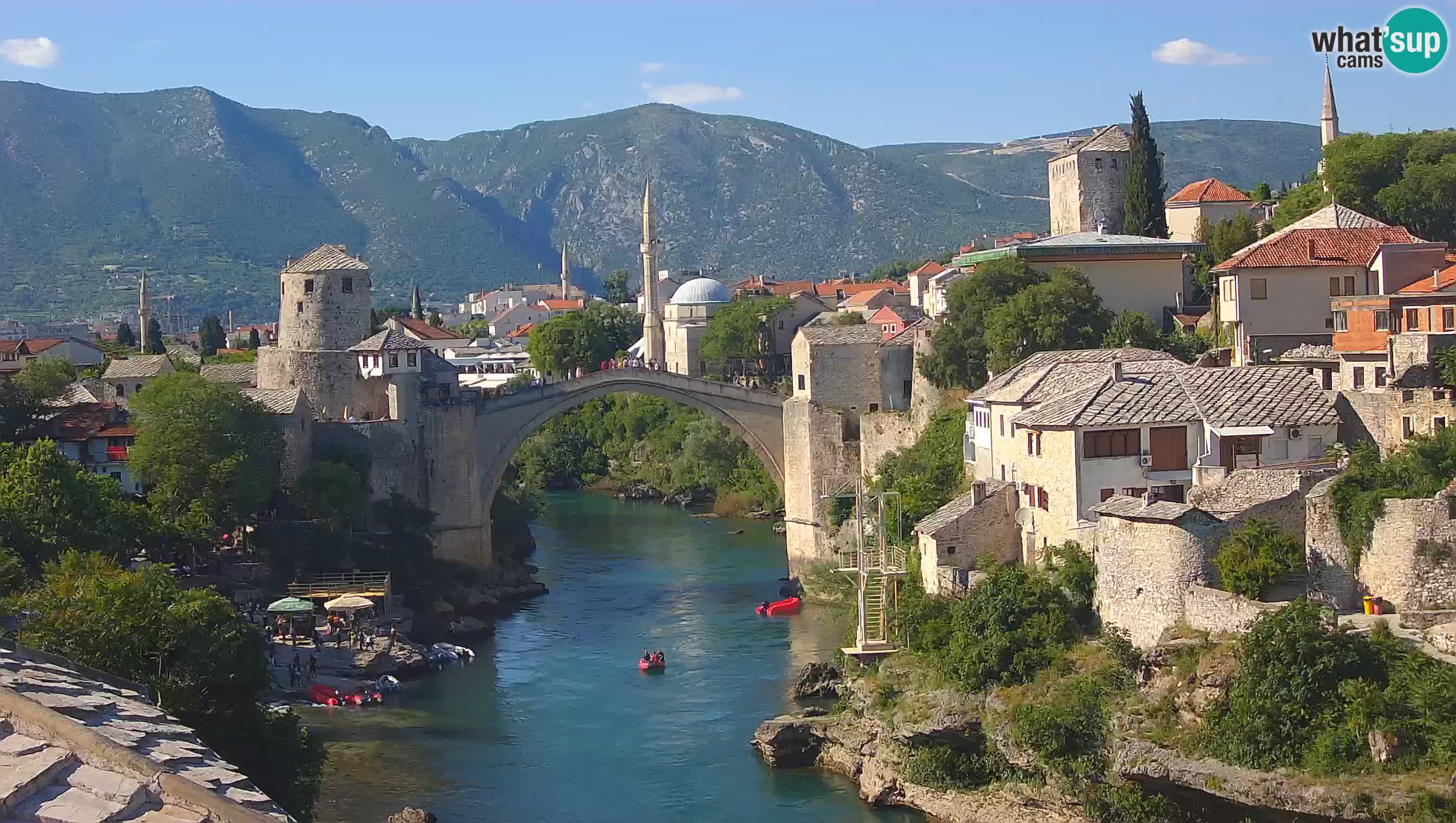 Webcam Mostar – Il Ponte Vecchio sul fiume Neretva