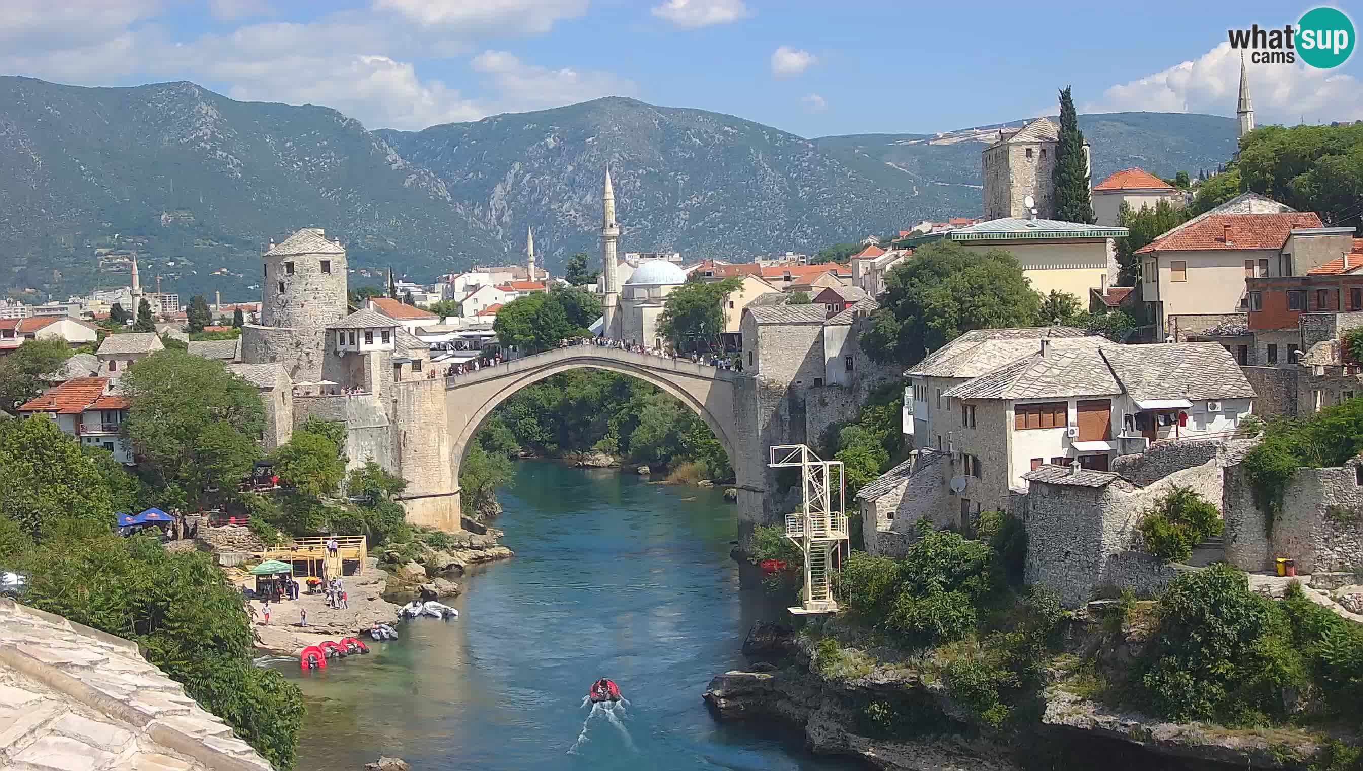 Mostar webcam – LIVE Old Bridge and Neretva river