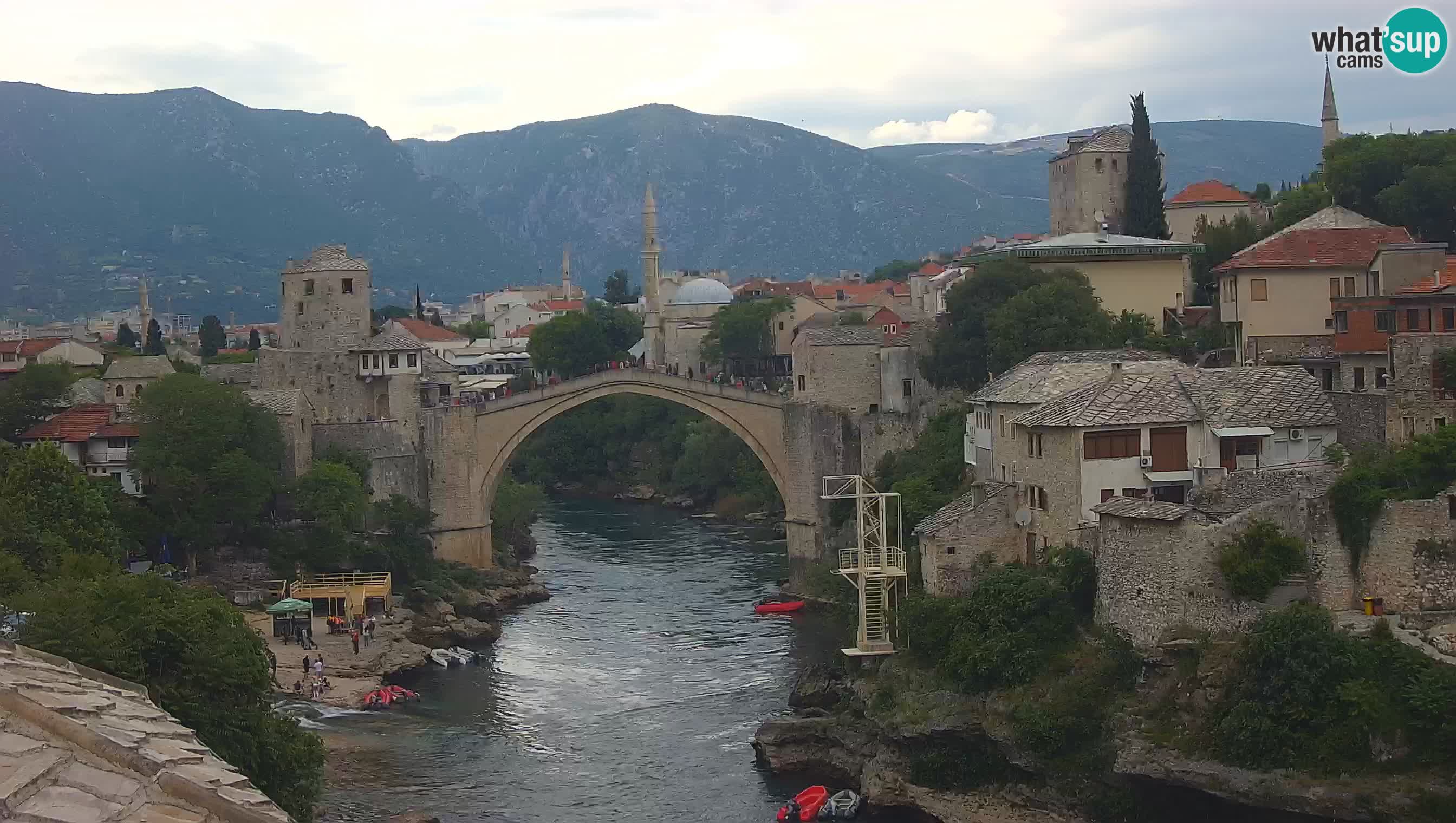 Webcam Mostar – Il Ponte Vecchio sul fiume Neretva