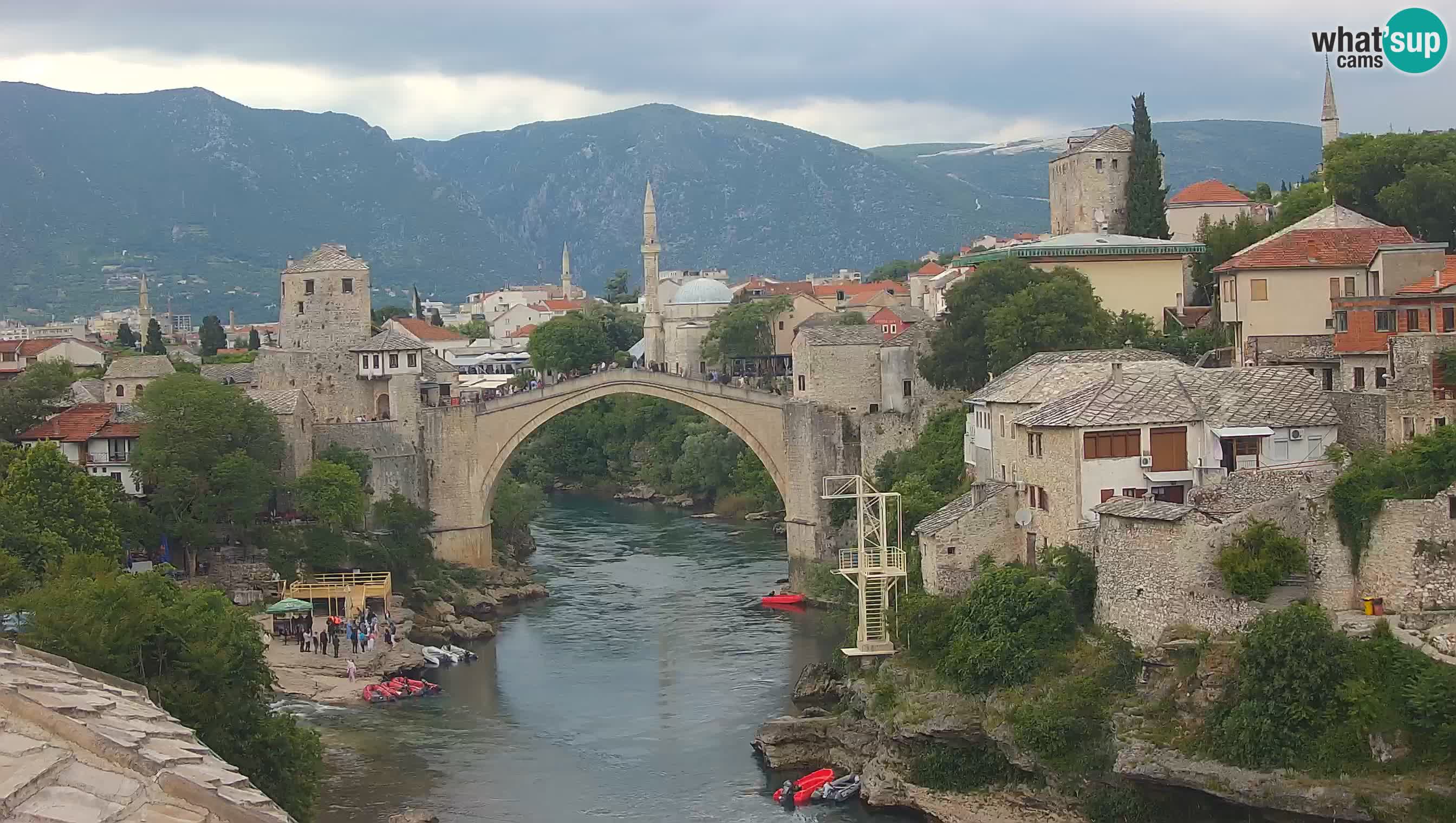 Webcam Mostar – Il Ponte Vecchio sul fiume Neretva
