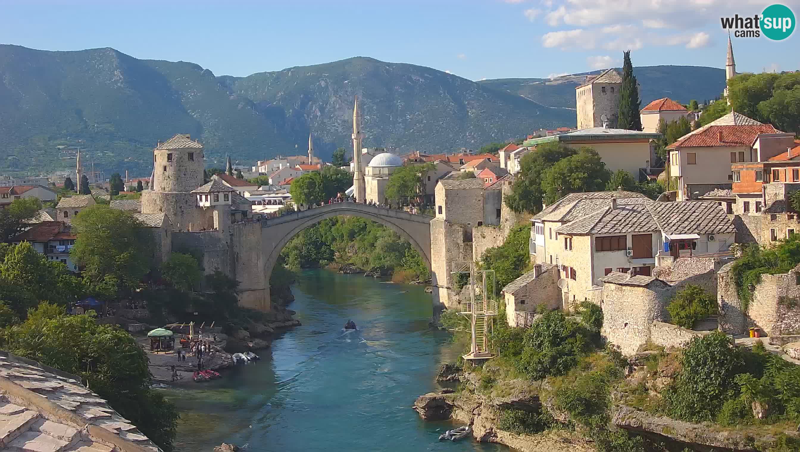Webcam Mostar – Il Ponte Vecchio sul fiume Neretva