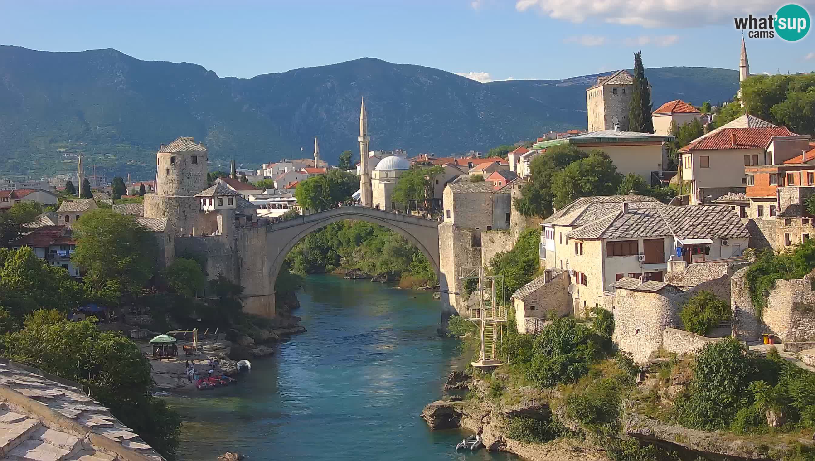 Mostar webcam – LIVE Old Bridge and Neretva river
