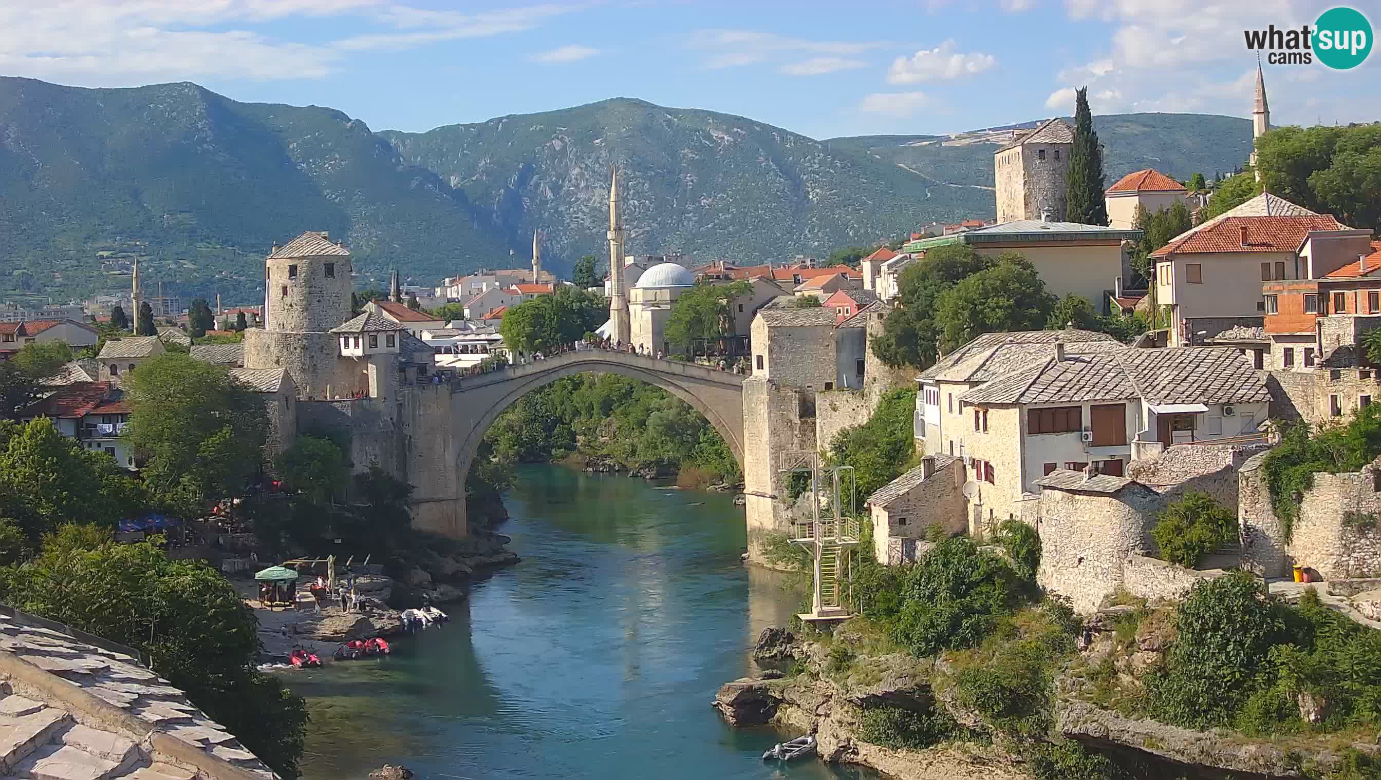 Mostar webcam – LIVE Old Bridge and Neretva river