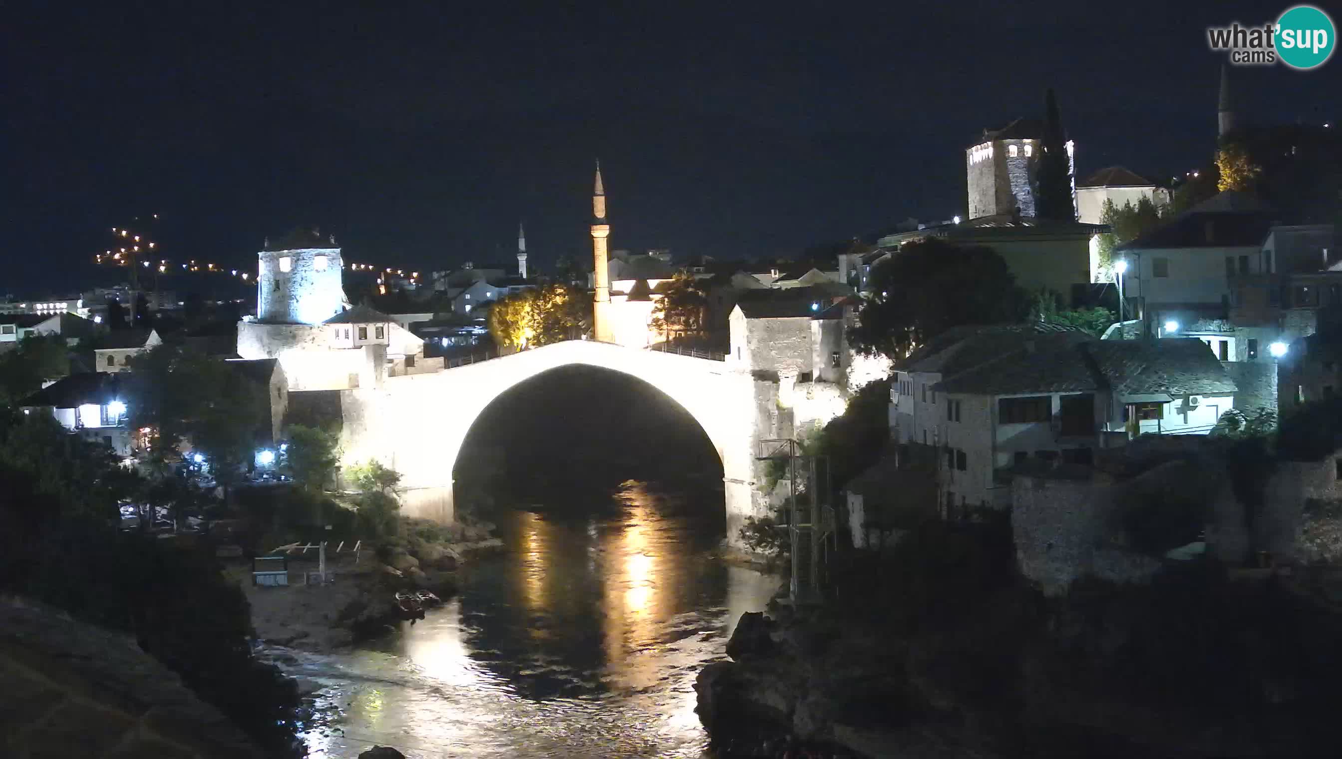 Cámara web de Mostar – El Viejo Puente sobre el río Neretva