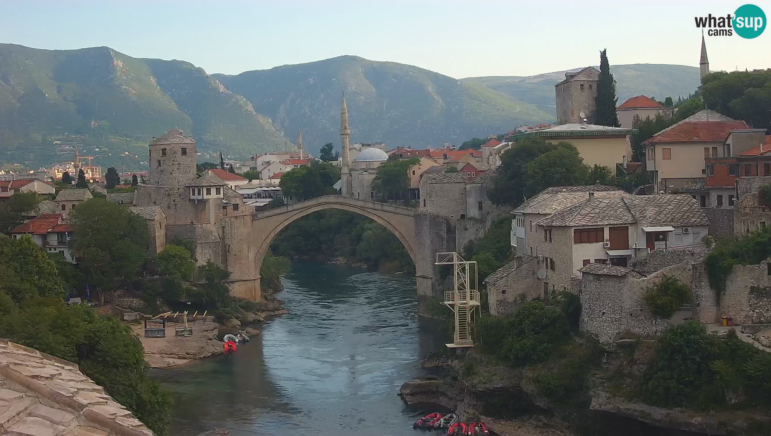 Mostar webcam – LIVE Old Bridge and Neretva river