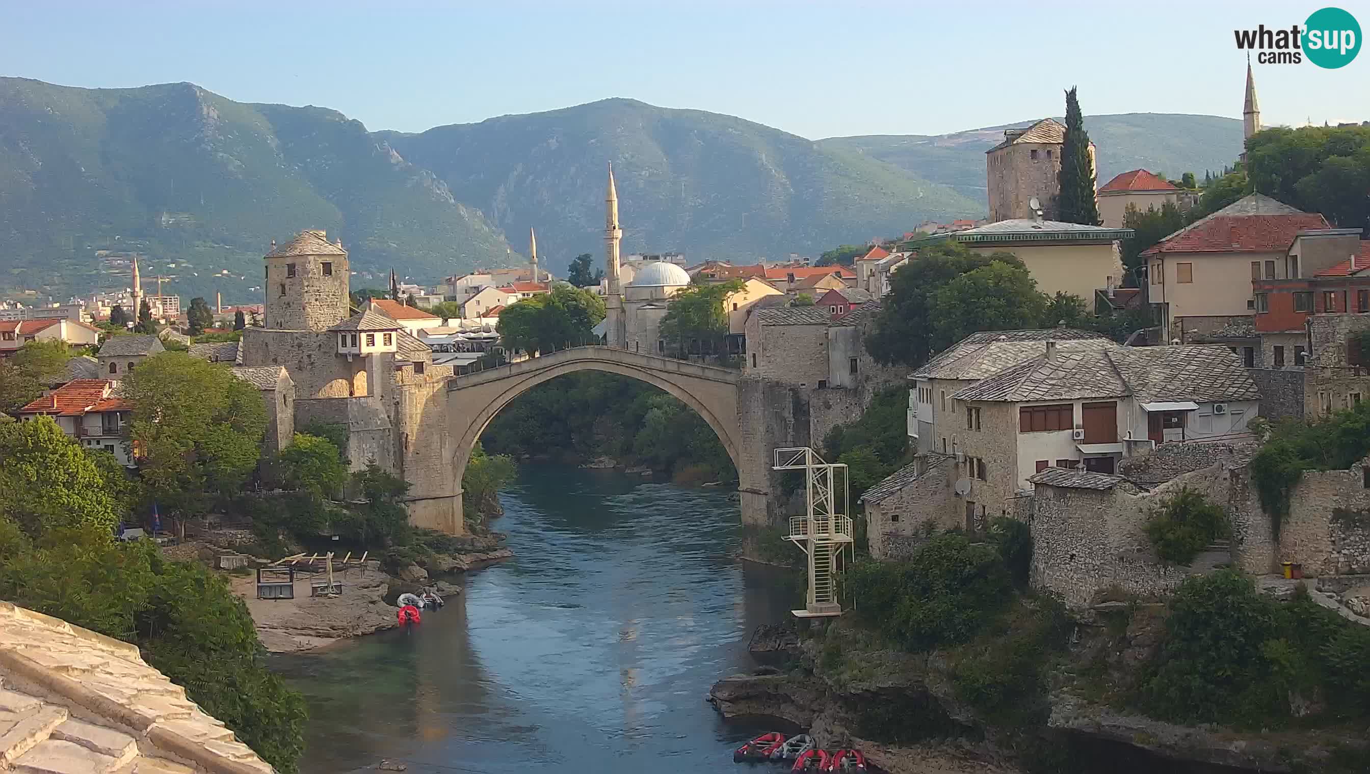 Spletna kamera Mostar – Stari Most in reka Neretva