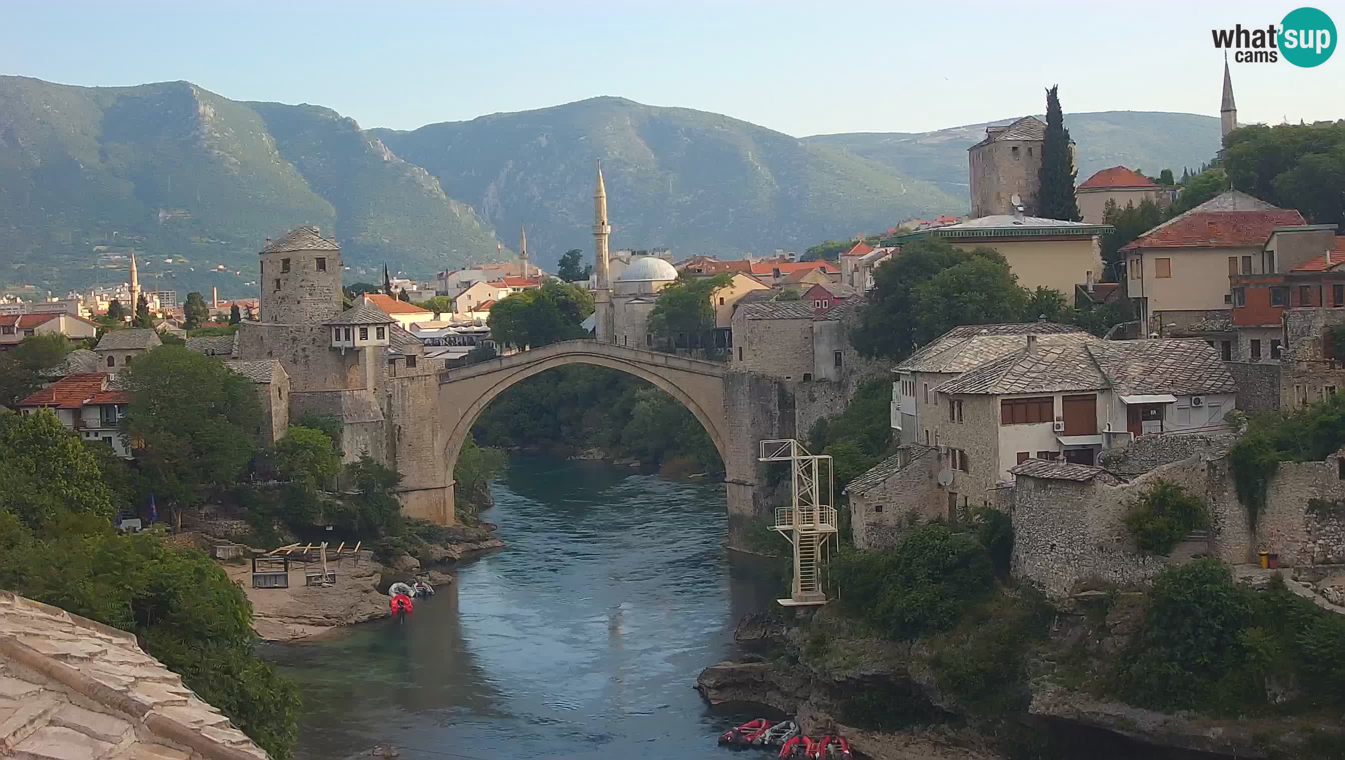 Spletna kamera Mostar – Stari Most in reka Neretva