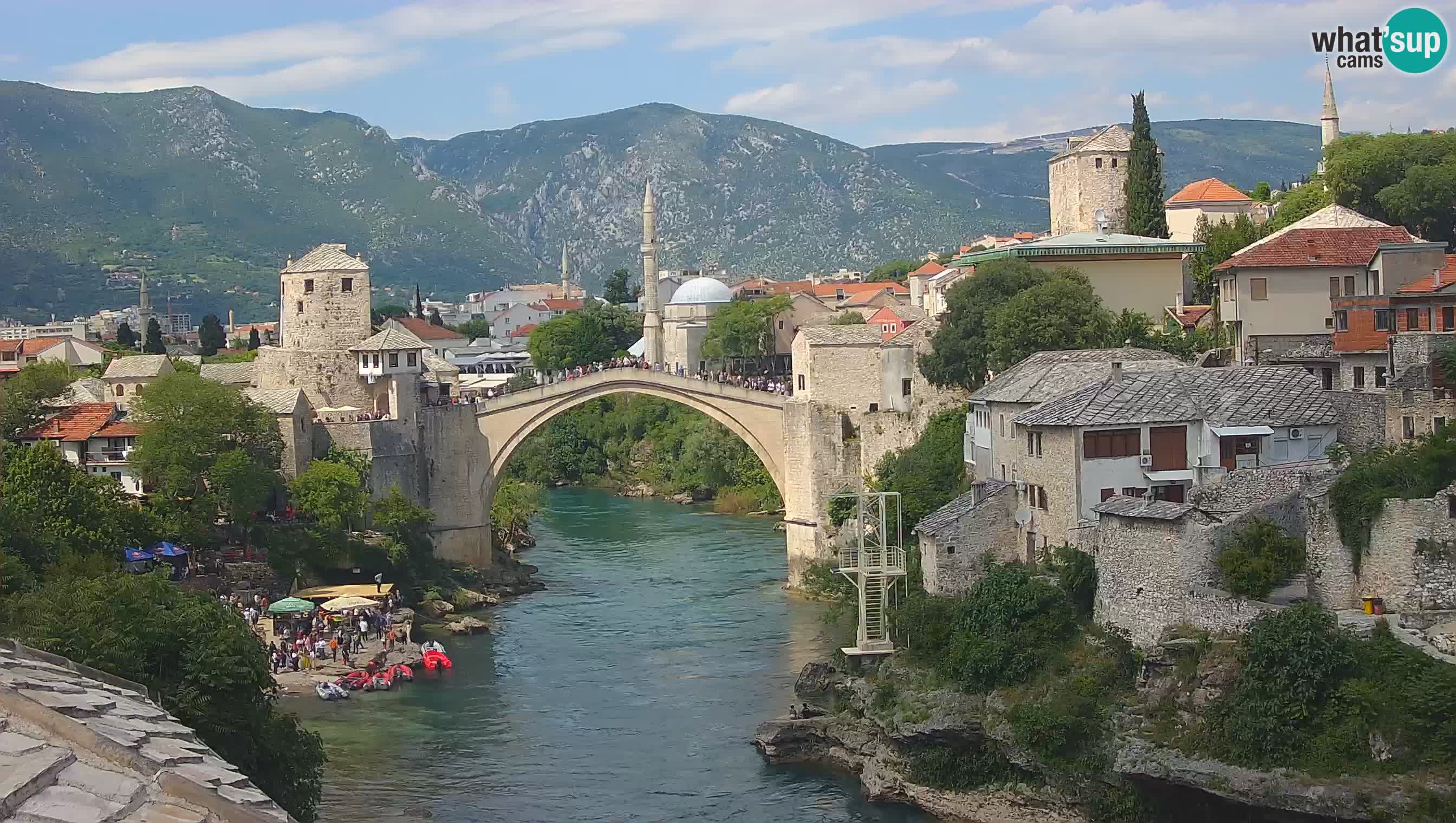 Spletna kamera Mostar – Stari Most in reka Neretva