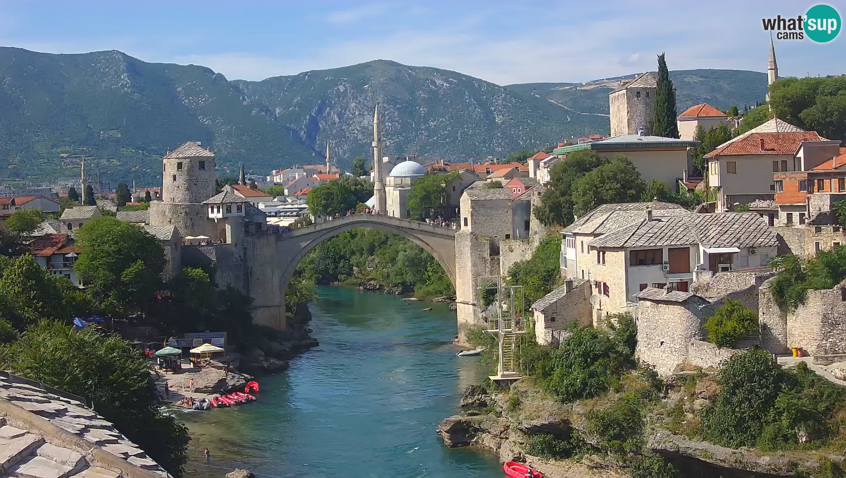 Mostar webcam – LIVE Old Bridge and Neretva river