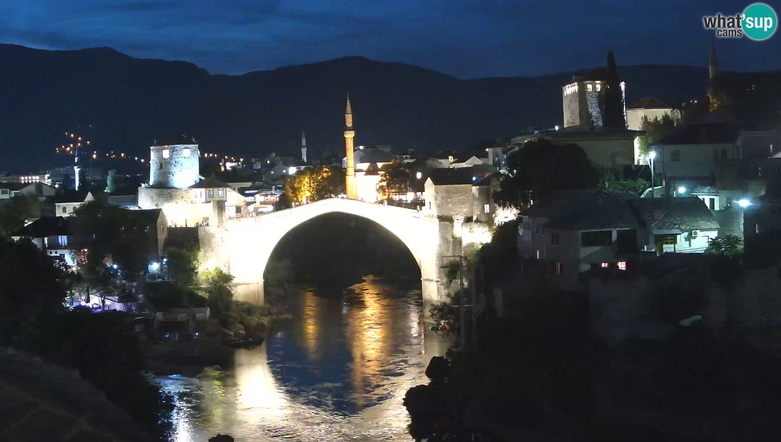 Mostar web kamera – Stari Most i rijeka Neretva – Goa Mostar