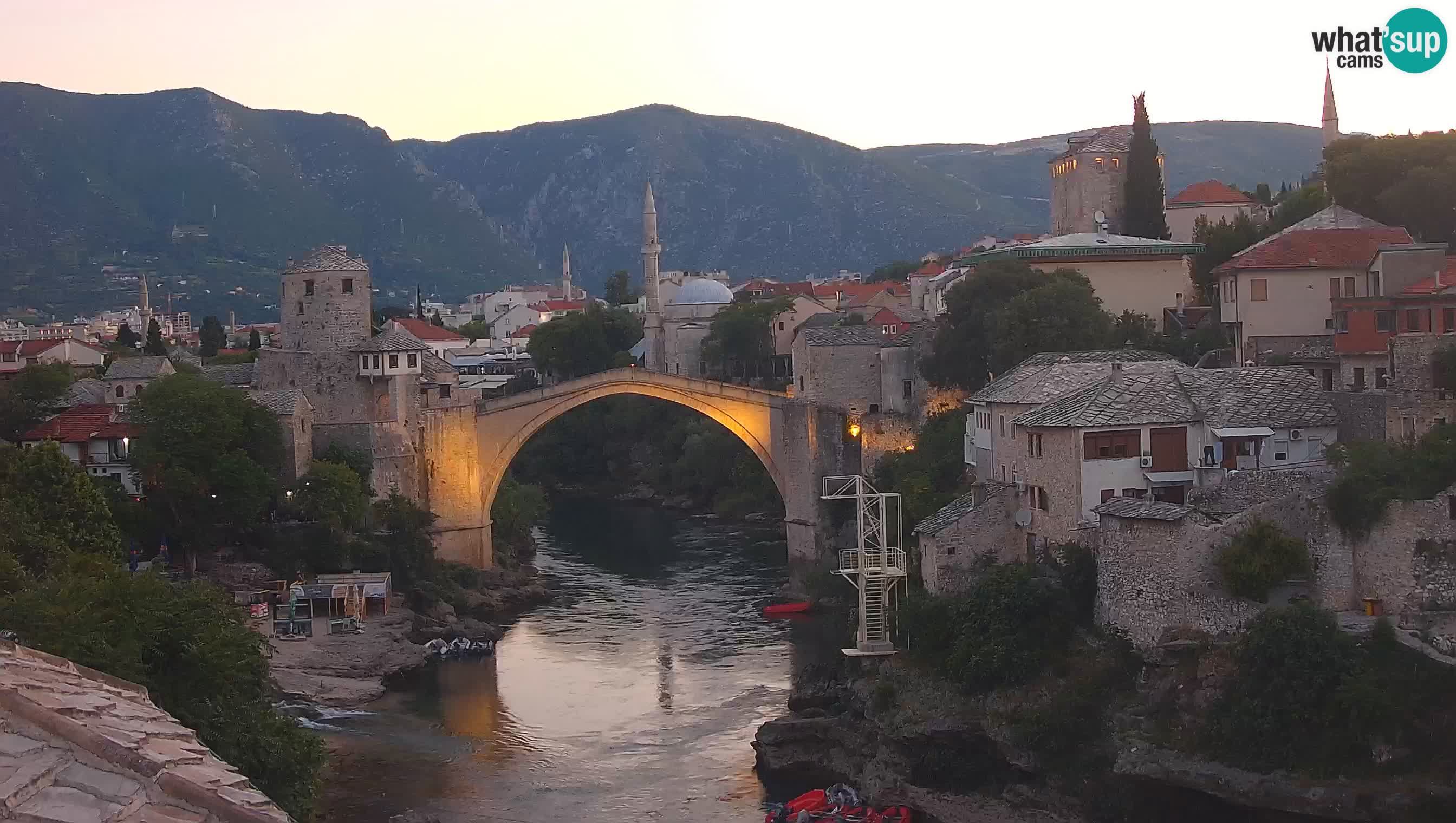 Mostar webcam – LIVE Old Bridge and Neretva river