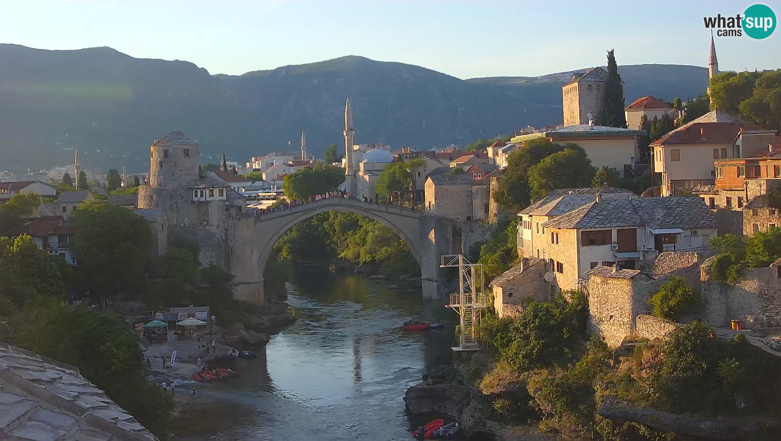 Mostar webcam – LIVE Old Bridge and Neretva river