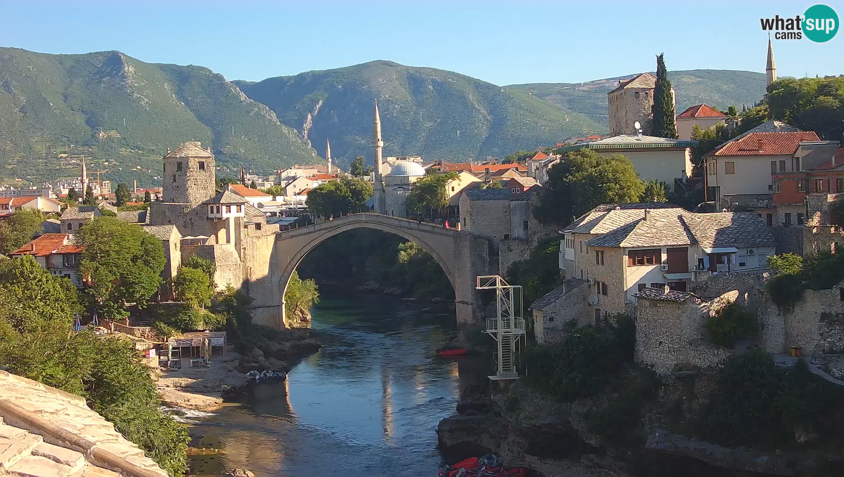Spletna kamera Mostar – Stari Most in reka Neretva